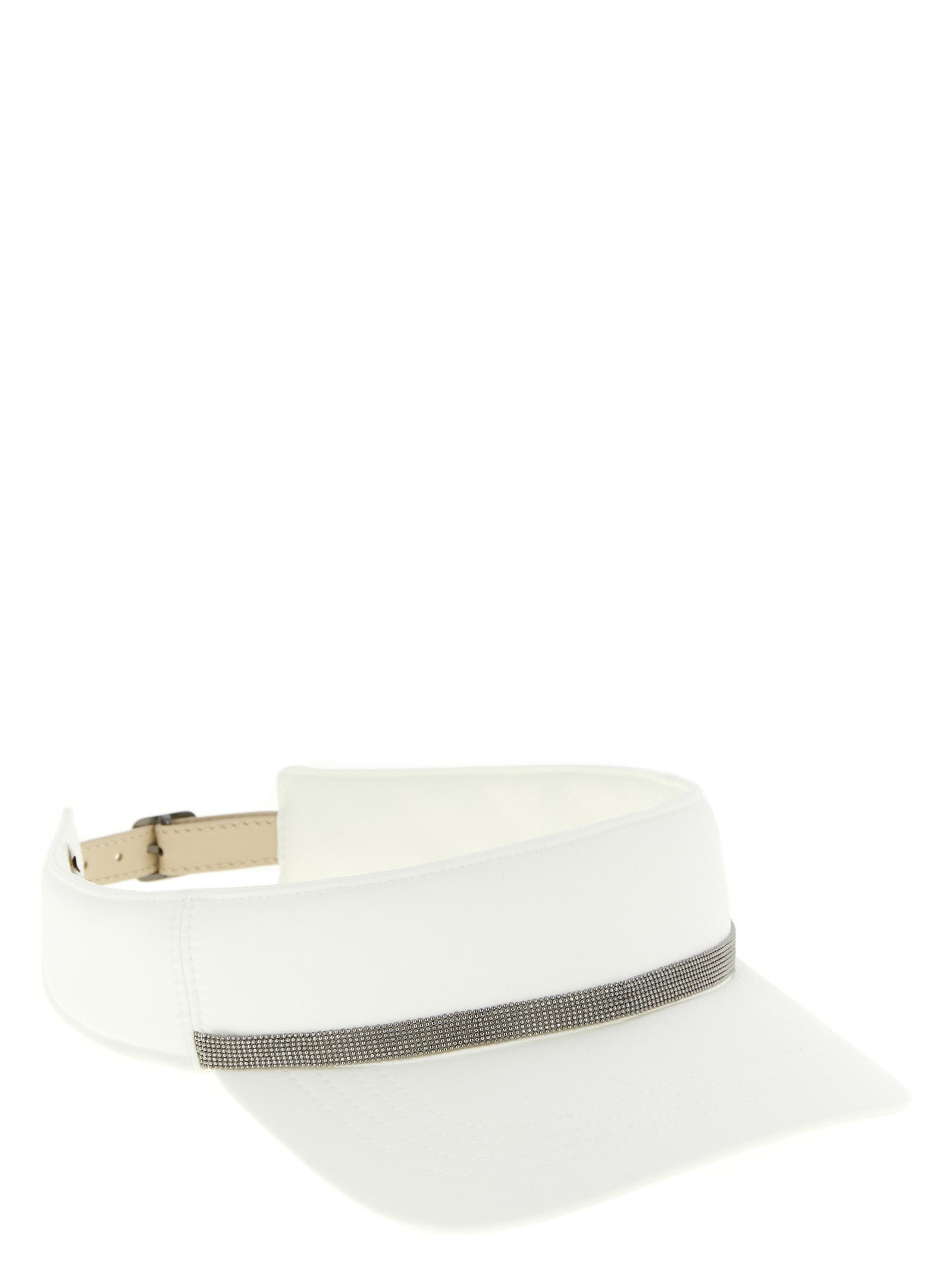 Brunello Cucinelli White Polyester Cap (Baseball Hat)
