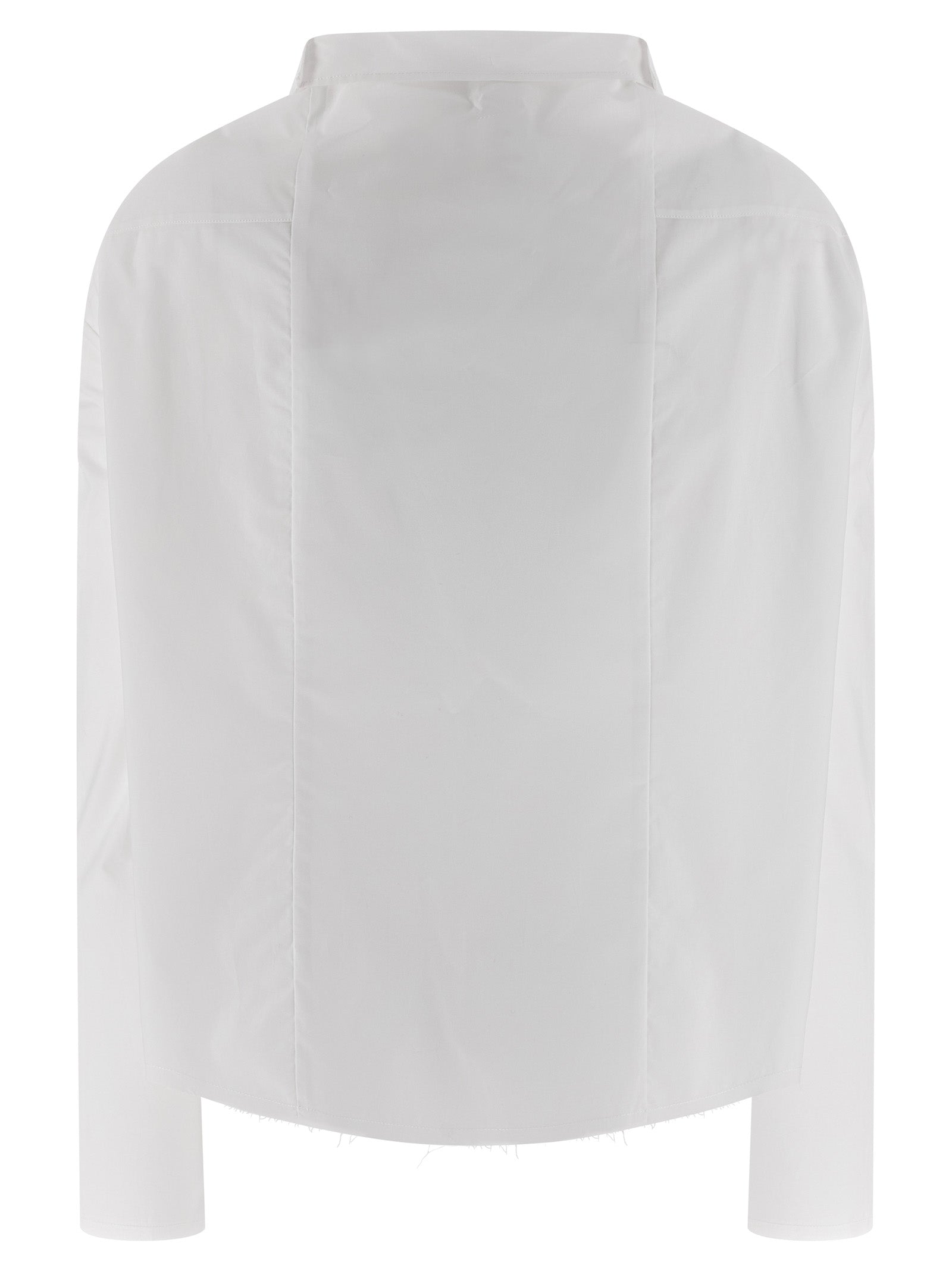 MM6 Maison Margiela White Cotton Blouse