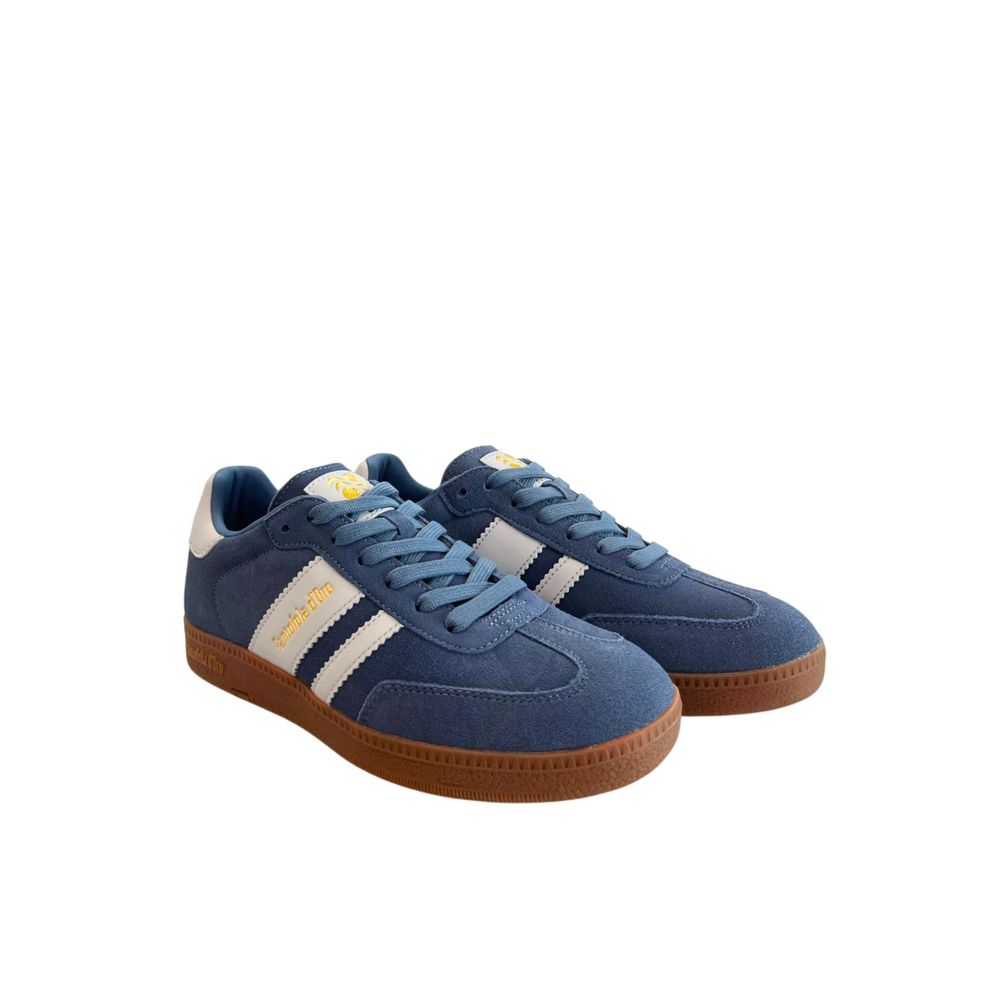 Pantofola D'Oro Blue Suede Men's Sneakers