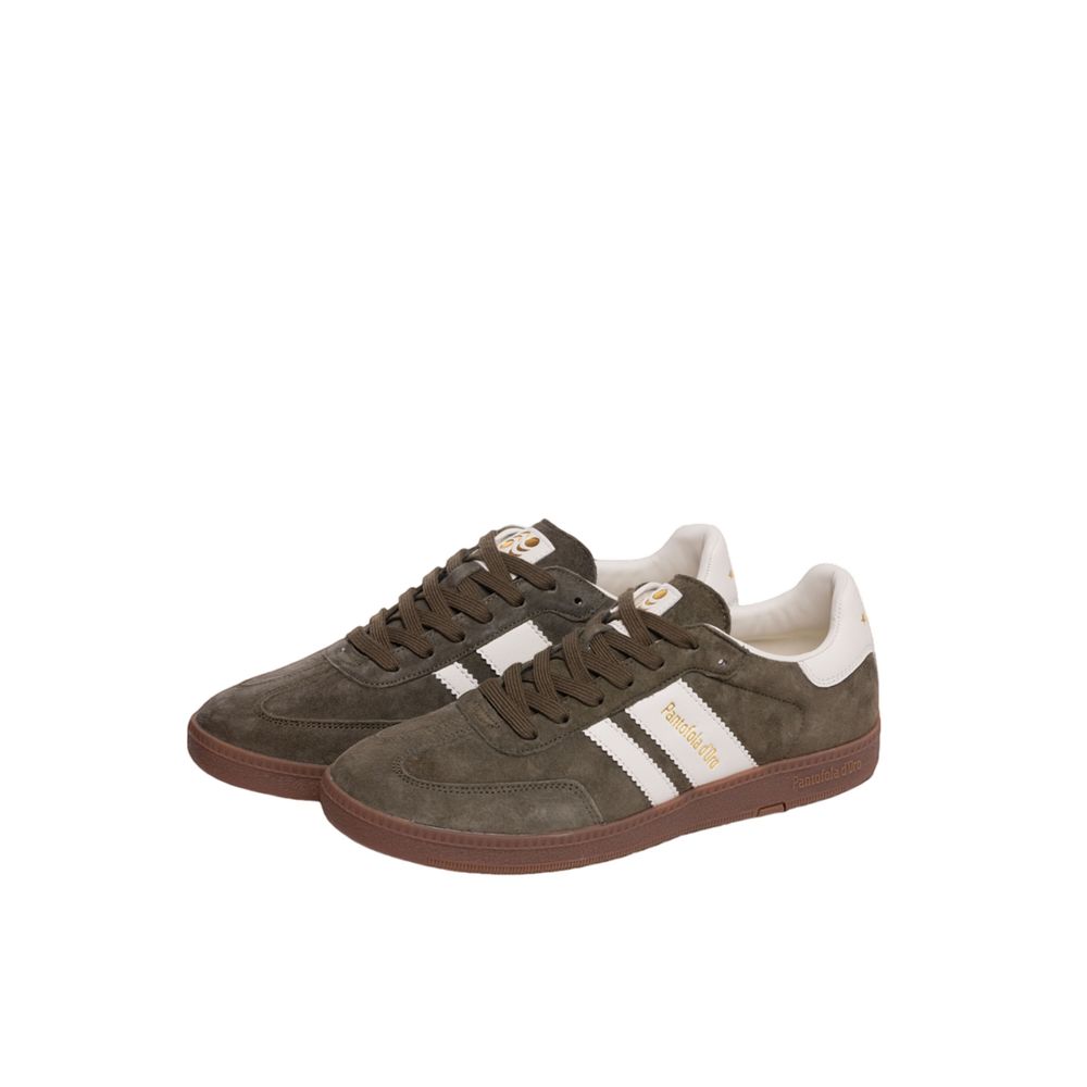 Pantofola D'Oro Green Suede Men's Sneaker