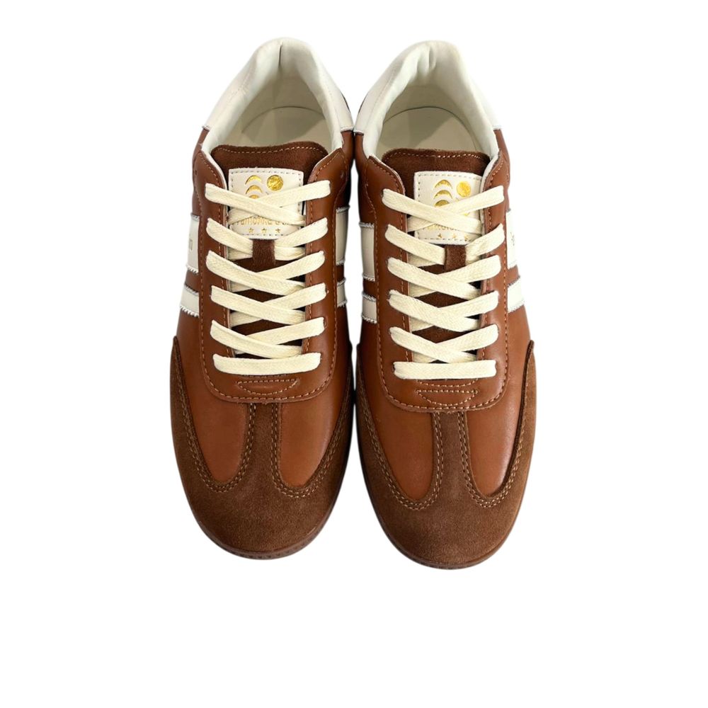Pantofola D'Oro Brown Suede Men Sneaker