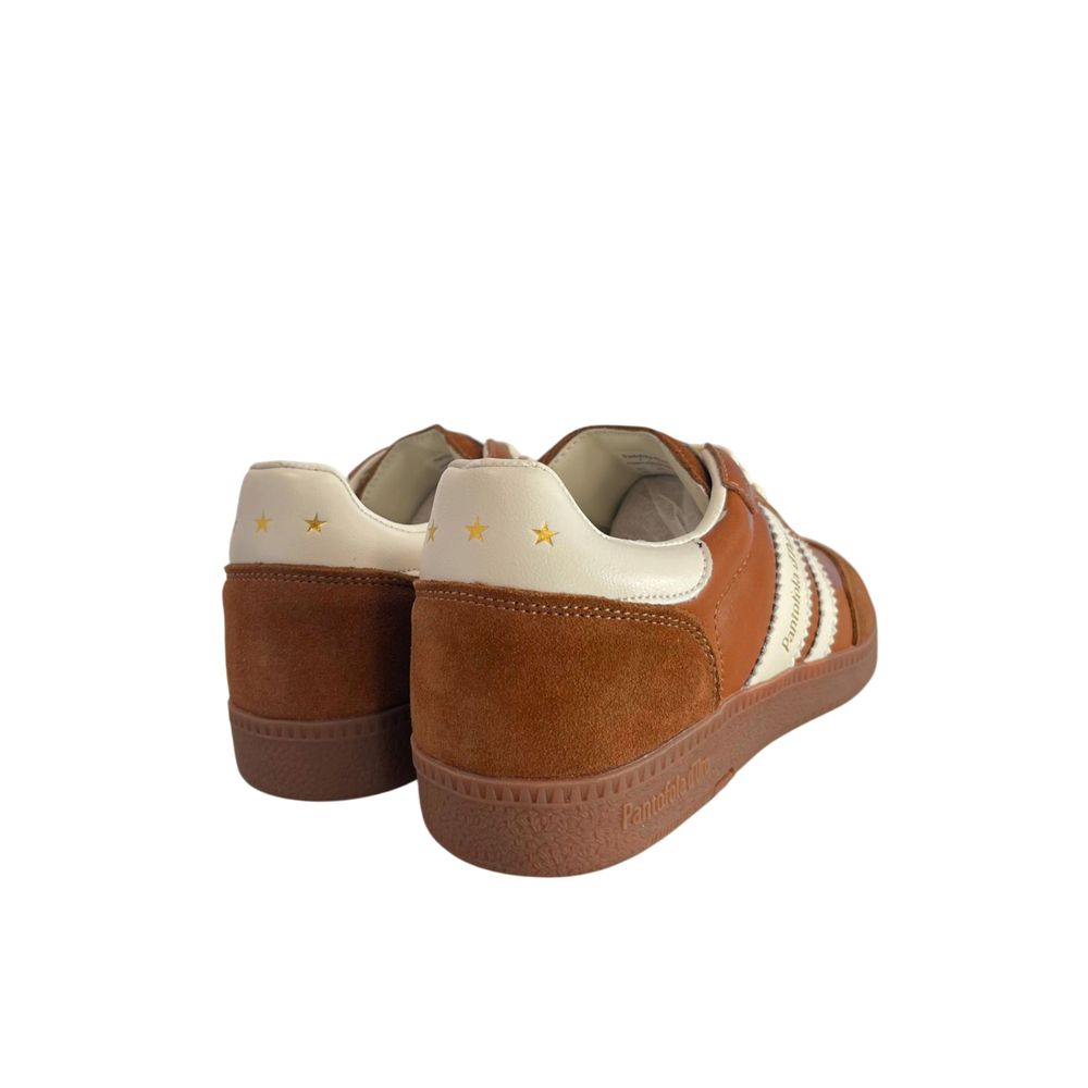 Pantofola D'Oro Brown Suede Men Sneaker