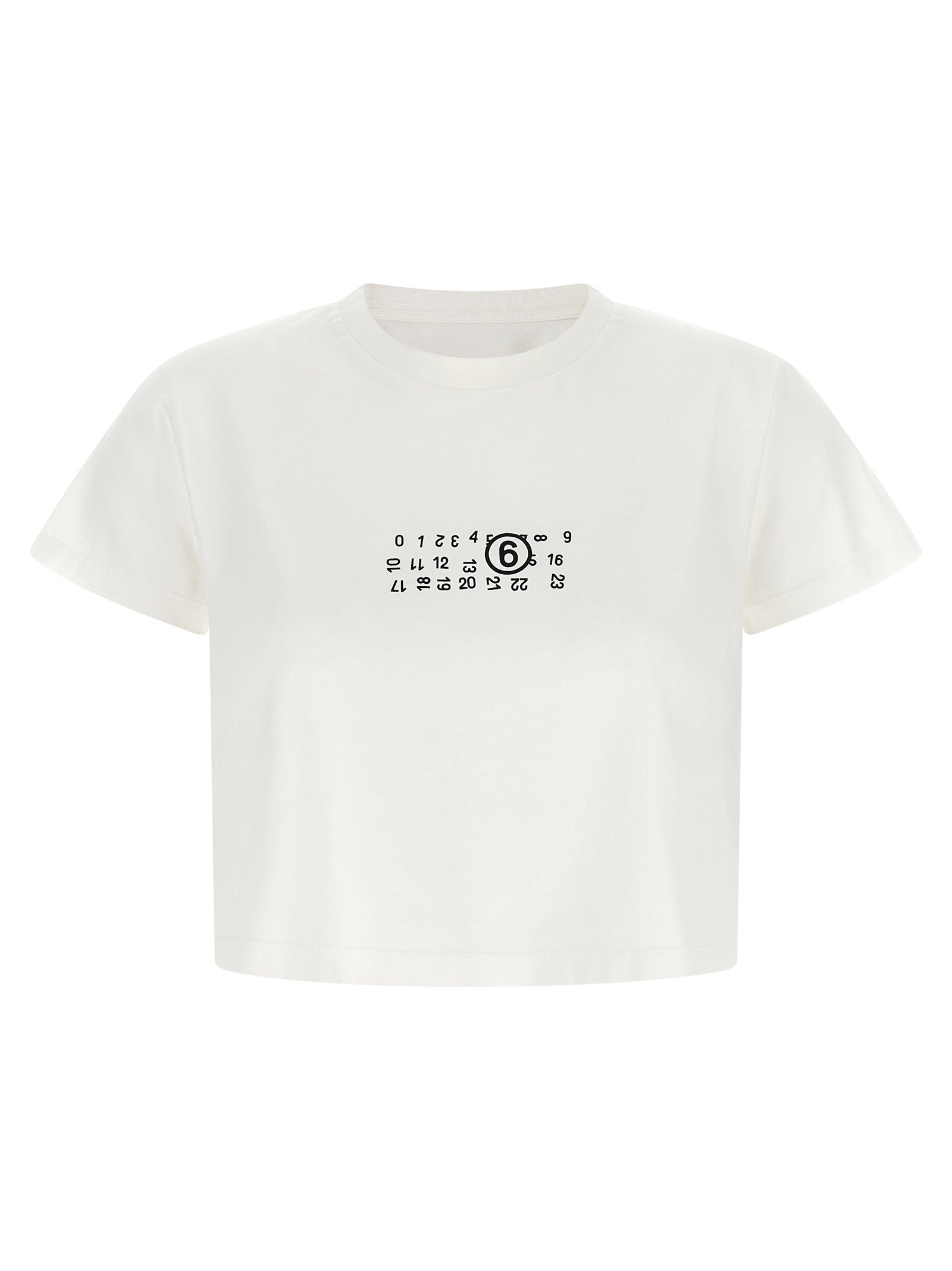MM6 Maison Margiela White Cotton T-Shirt