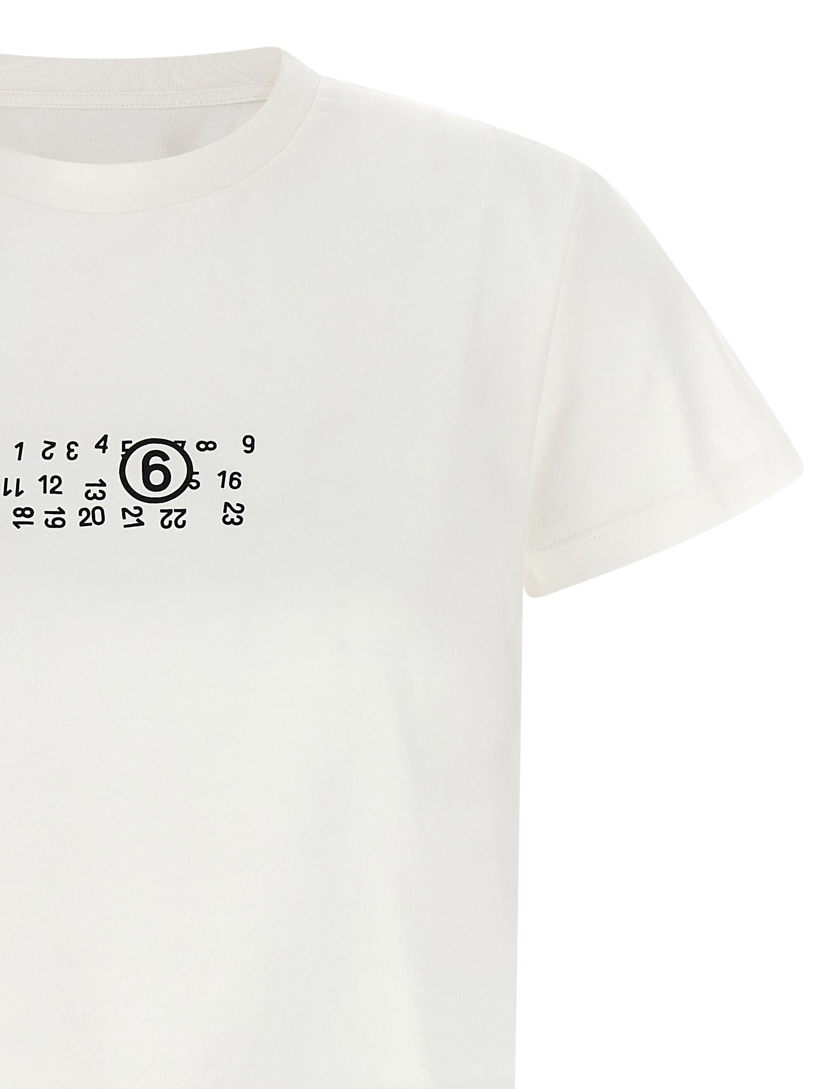 MM6 Maison Margiela White Cotton T-Shirt