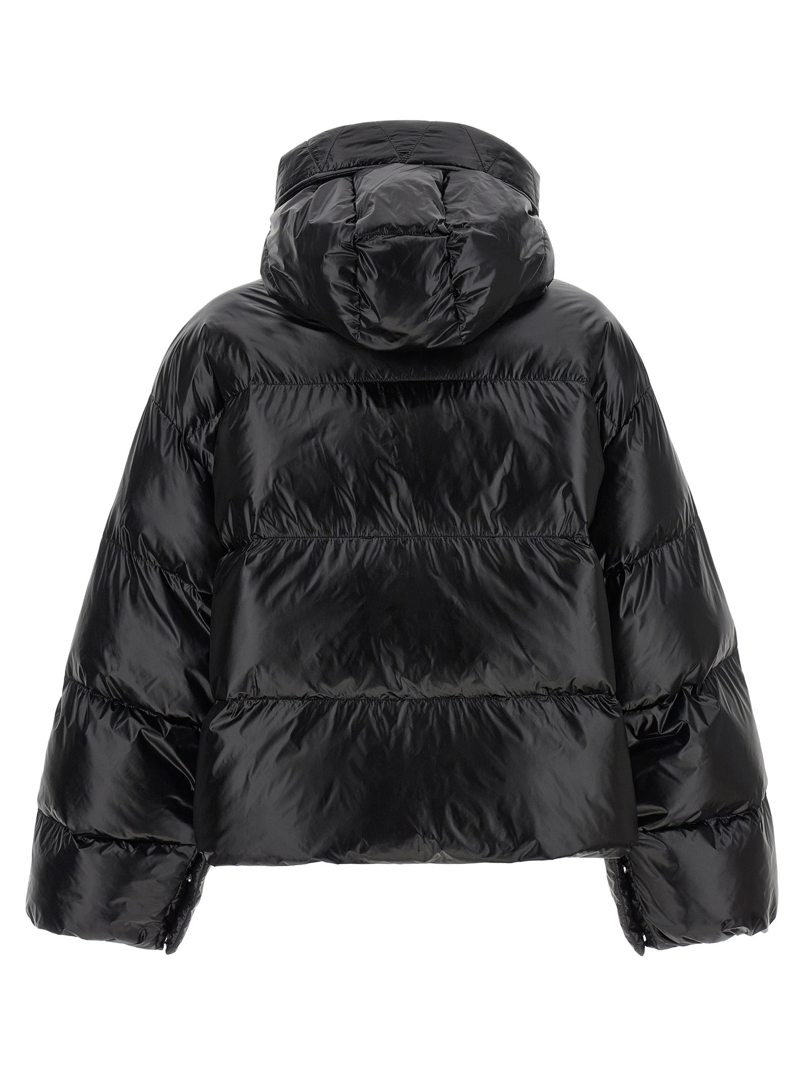 PINKO Black Polyamide Shell Jacket