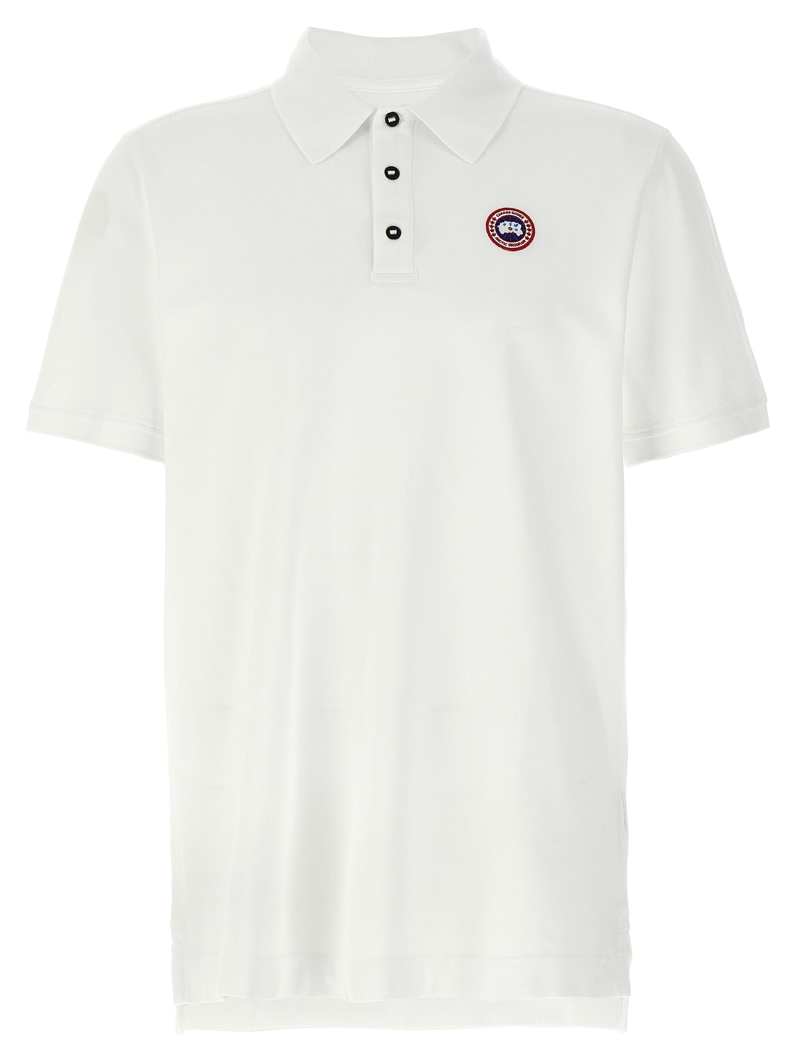 Canada Goose White Cotton Polo Shirt