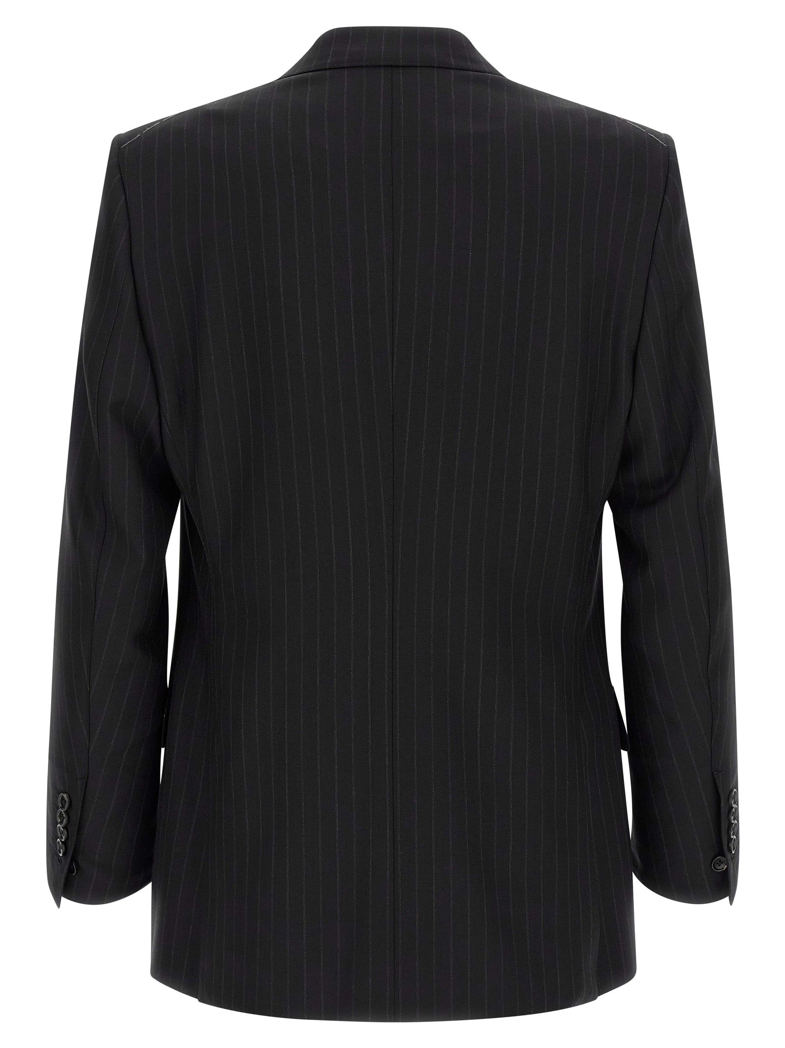 Tom Ford Black Wool Two-Piece Suit