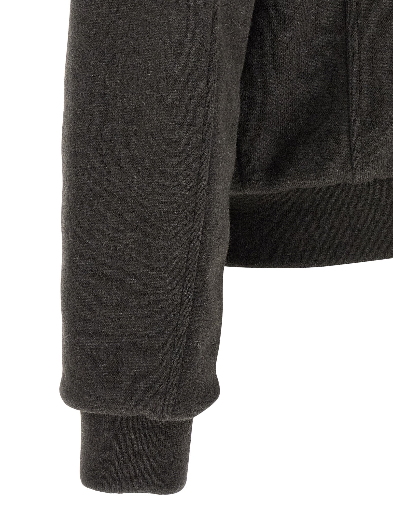 MooRER Brown Wool Bomber