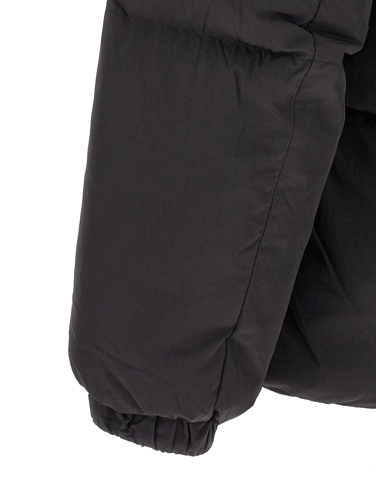 Diesel Black Polyamide Full-Length Jacket