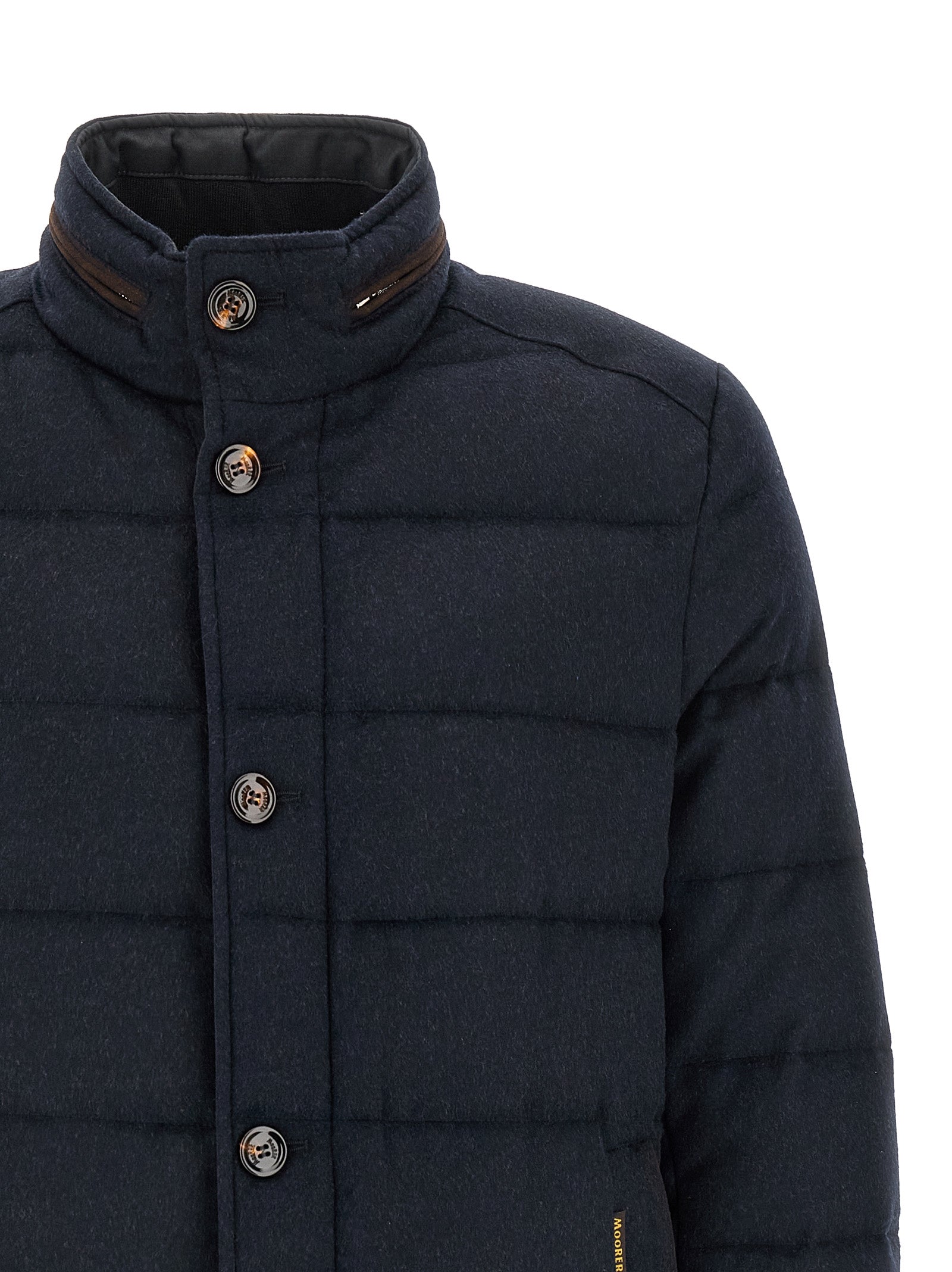 MooRER Blue Wool Full-Length Jacket