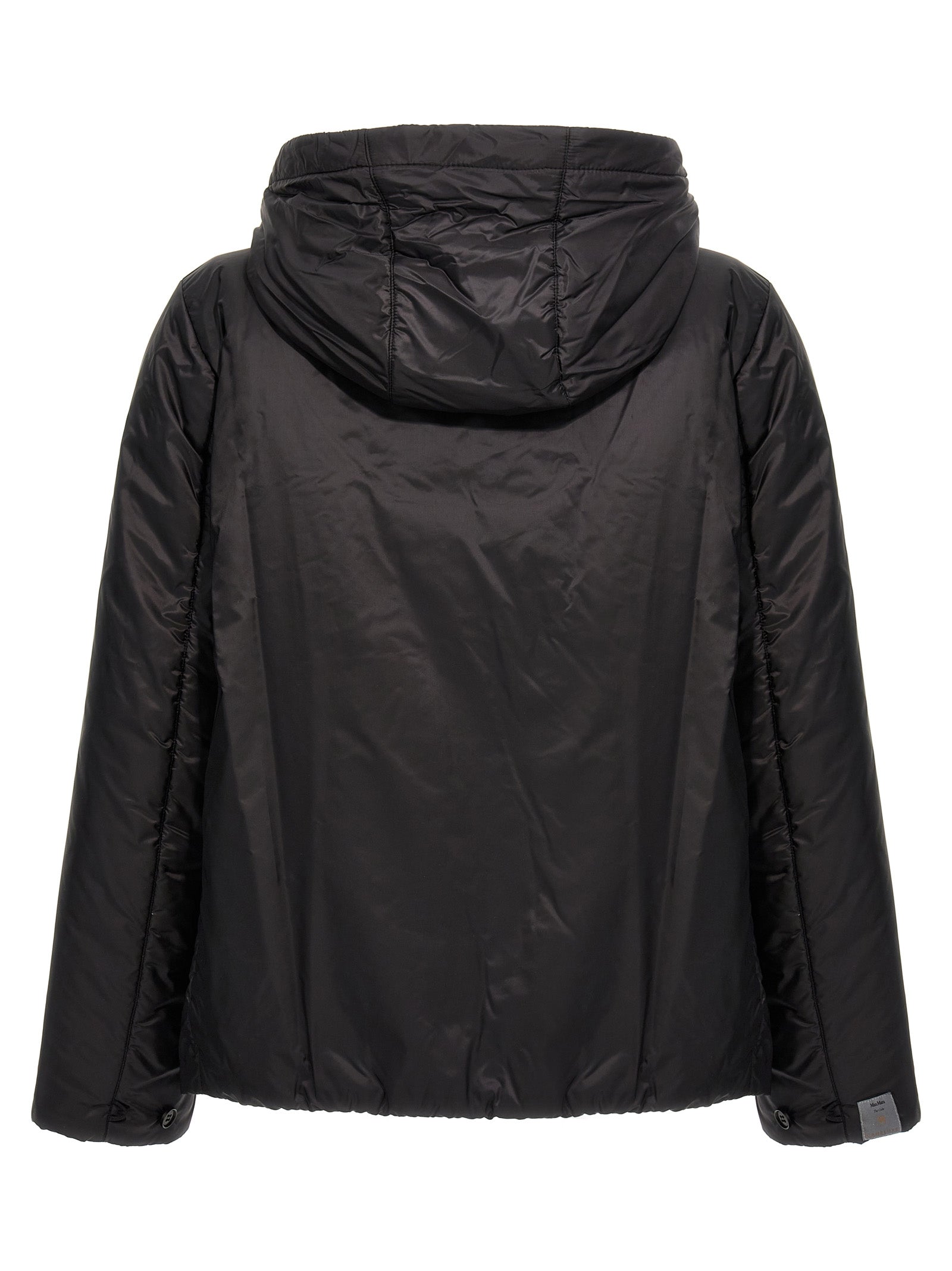Max Mara Black Polyester Shell Jacket