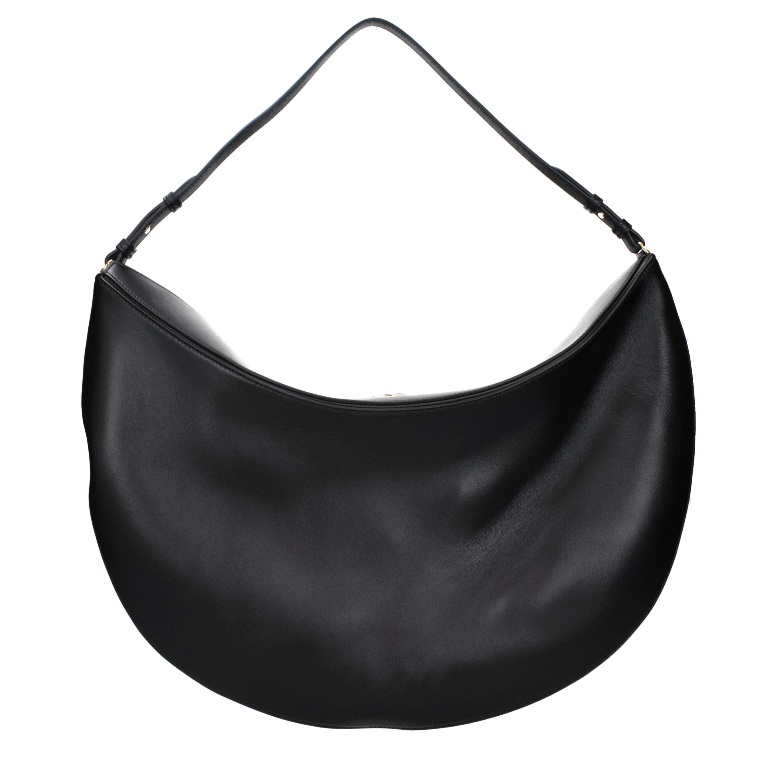 Jacquemus Black Leather Shoulder Bag