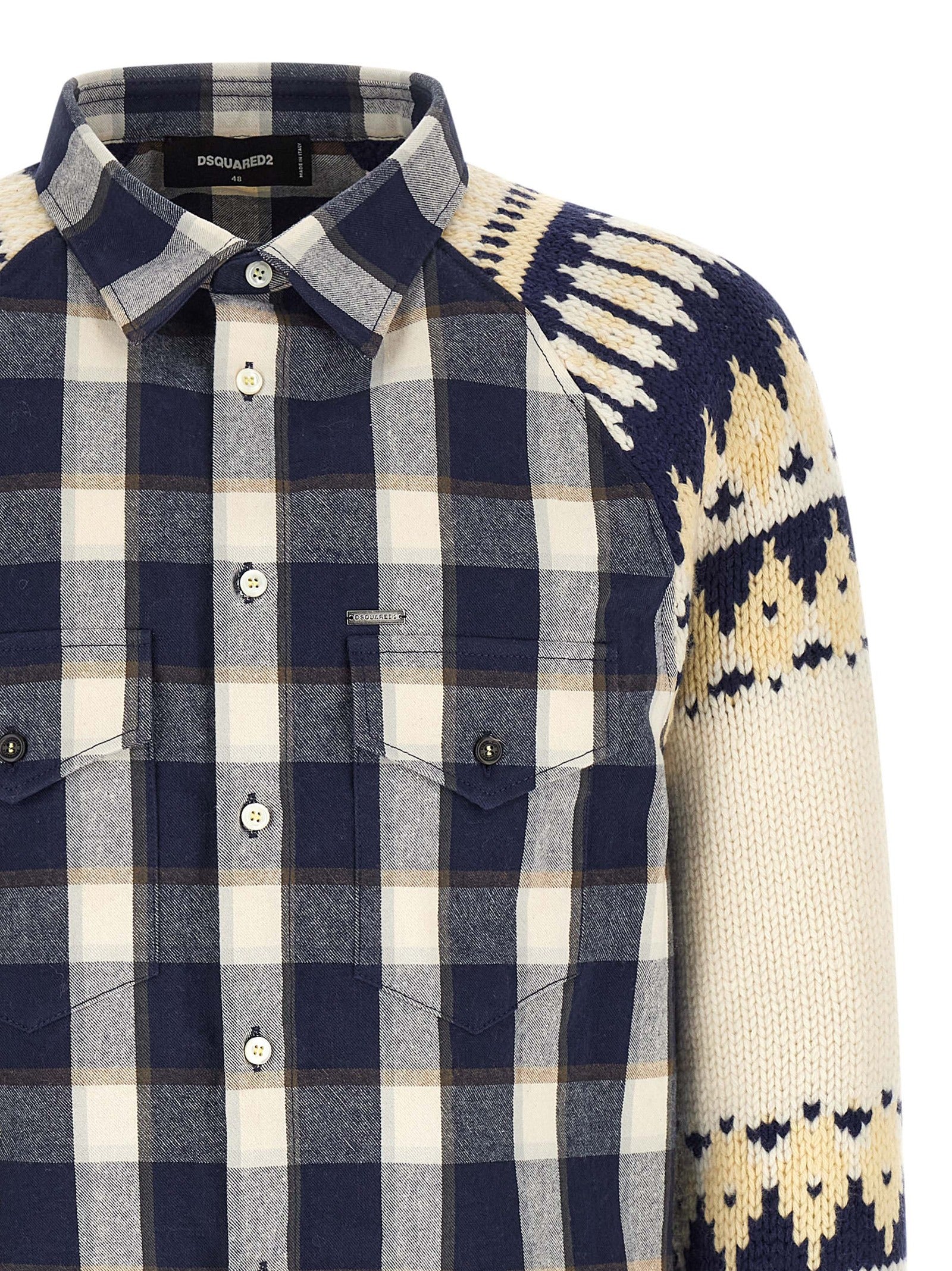 Dsquared² Multicolor Cotton Blouse