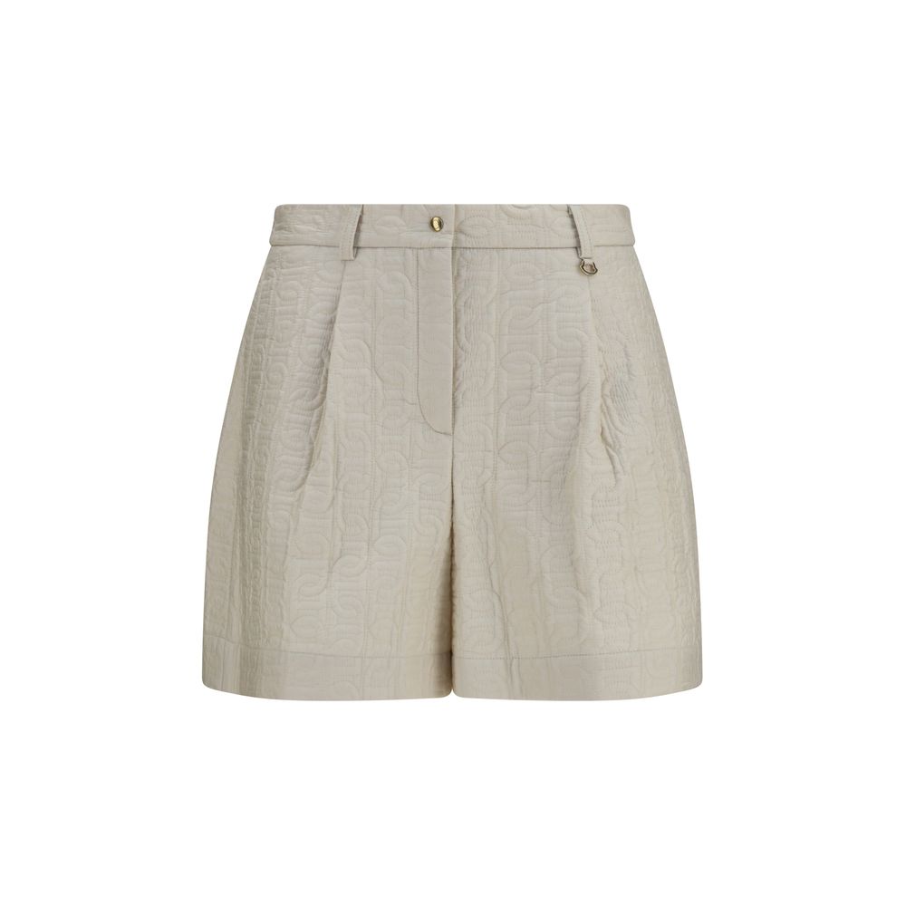Moncler Beige Polyamide Bermuda Shorts