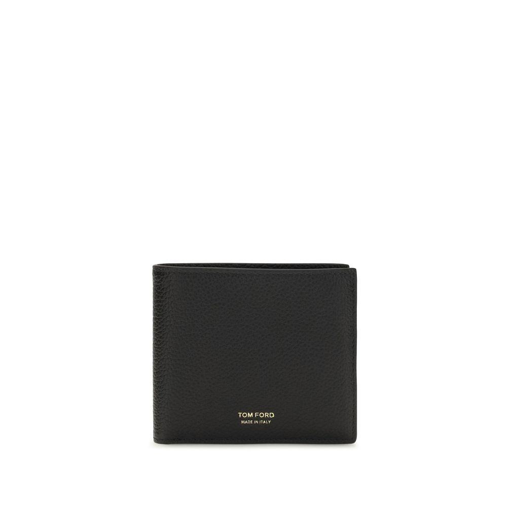 Tom Ford Black Calf Leather Bos Taurus Wallet