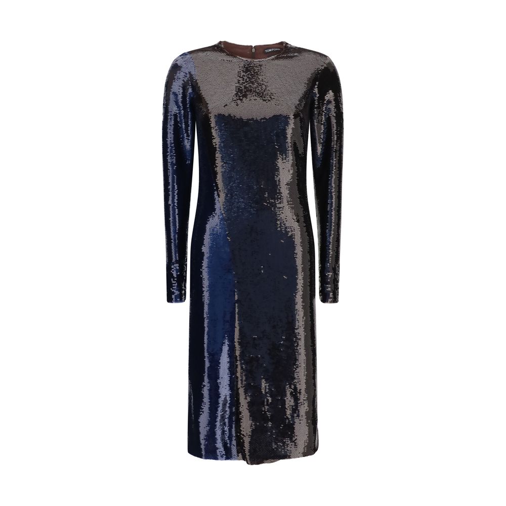 Tom Ford Blue Polyamide Cocktail Dress