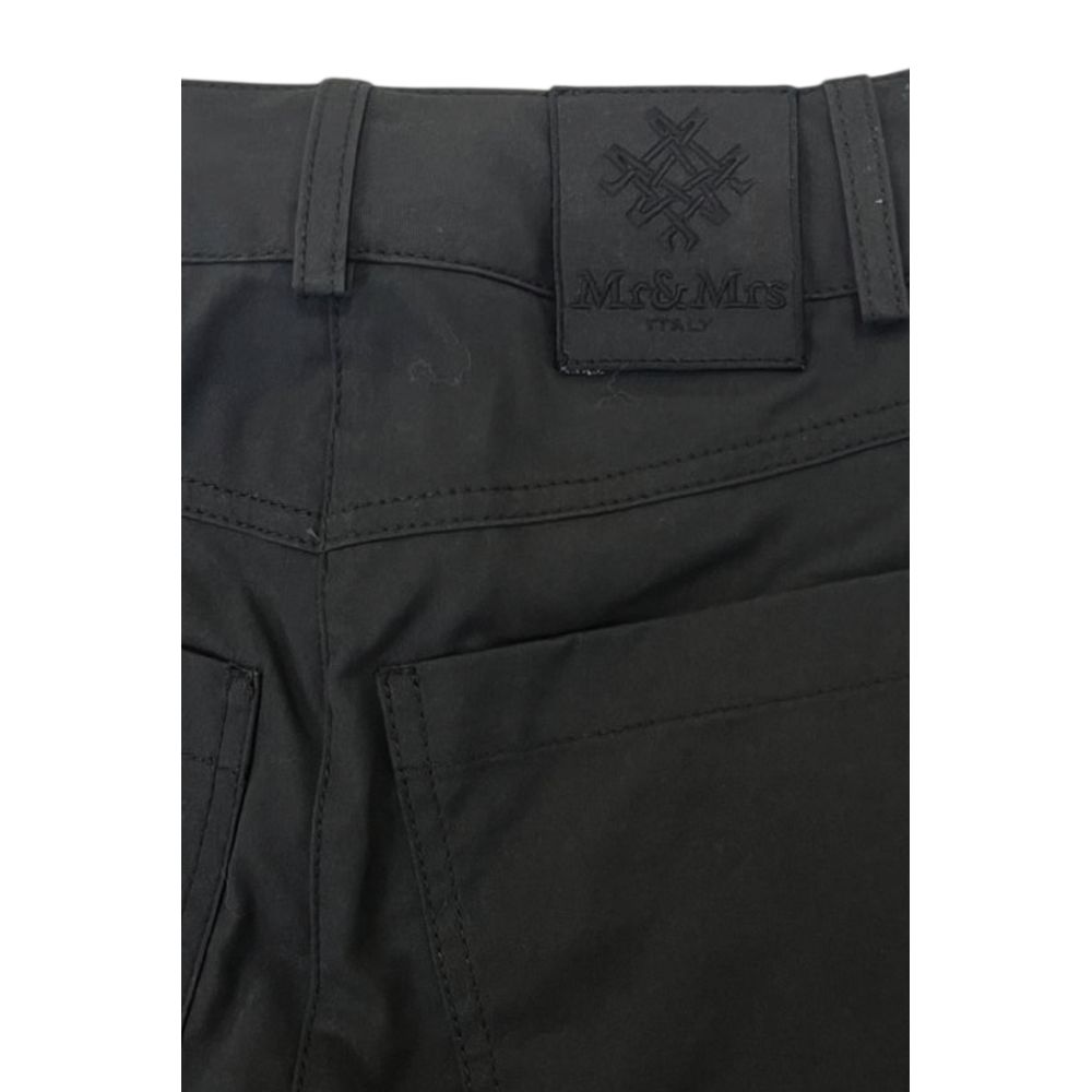 Mr&Mrs Italy Black Cotton Women Pants