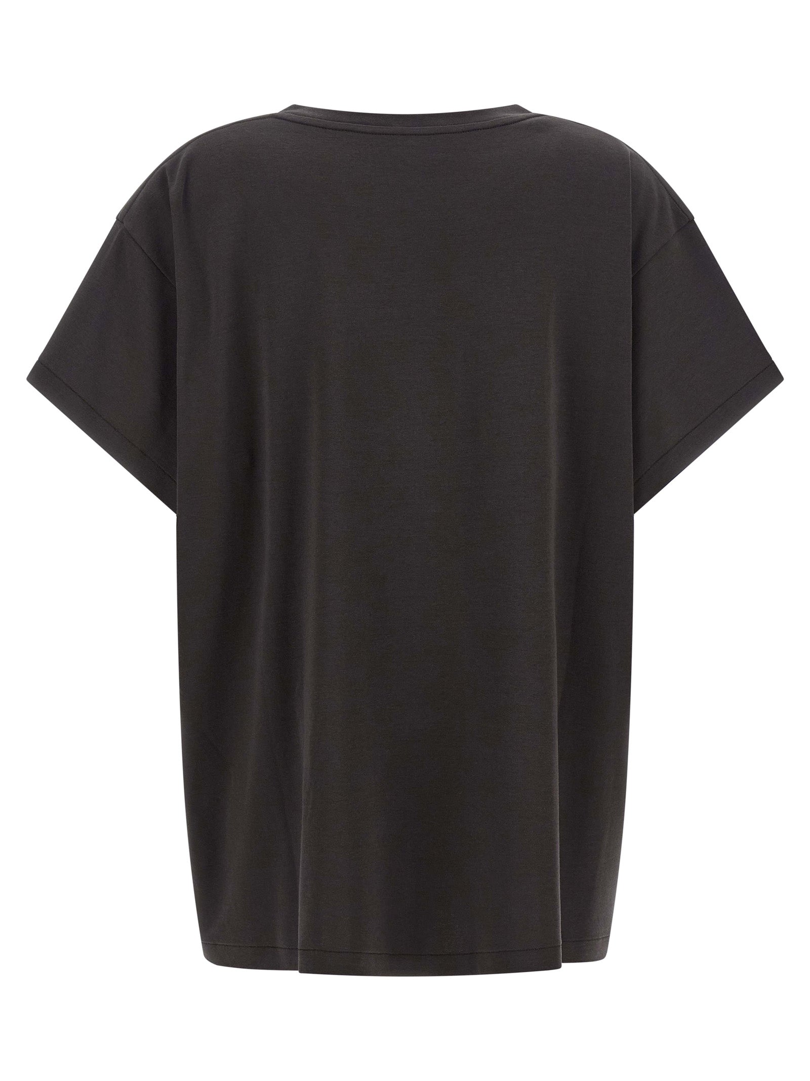 Khaite Gray Cotton T-Shirt
