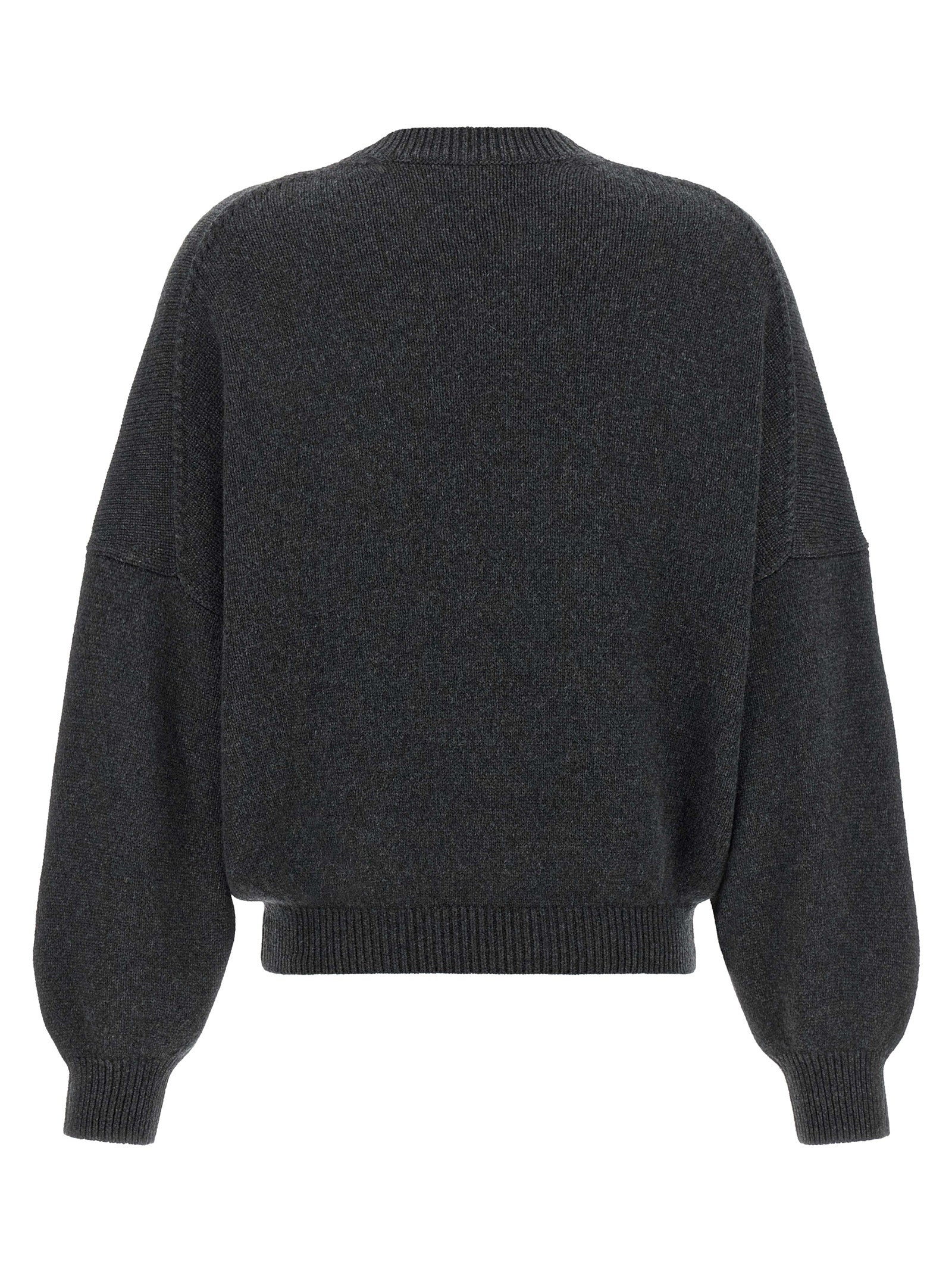 Khaite Gray Cashmere Cardigan