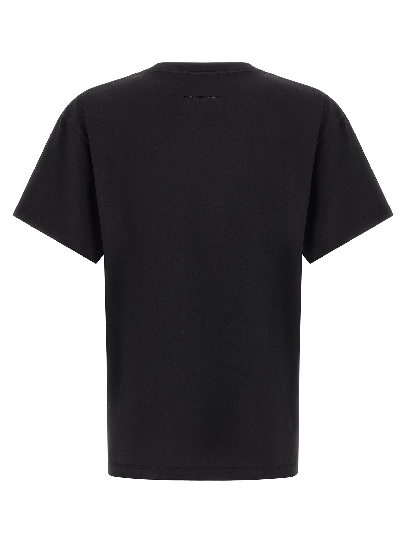 MM6 Maison Margiela Black Cotton T-Shirt