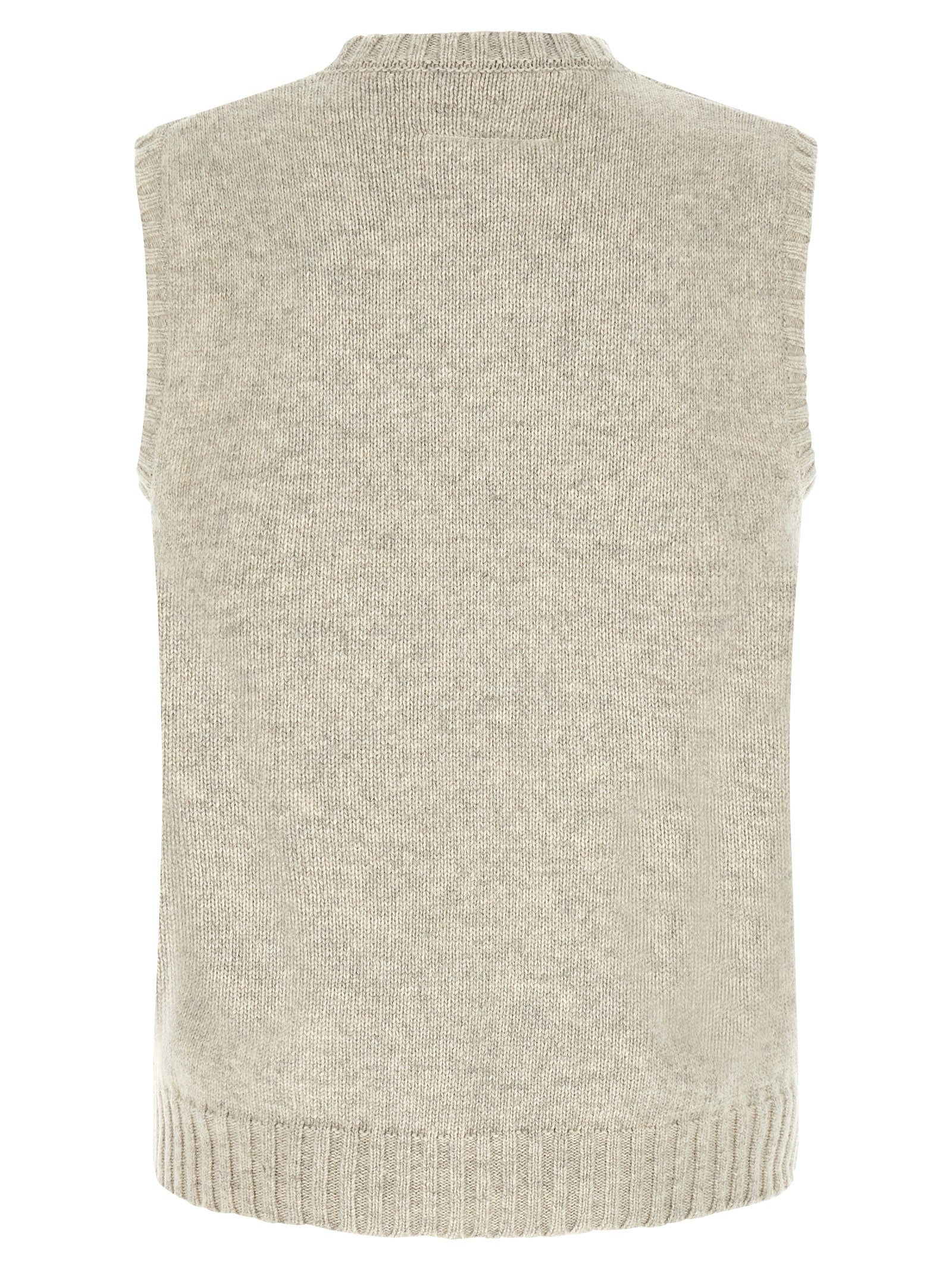 MM6 Maison Margiela Gray Wool Sweatshirt