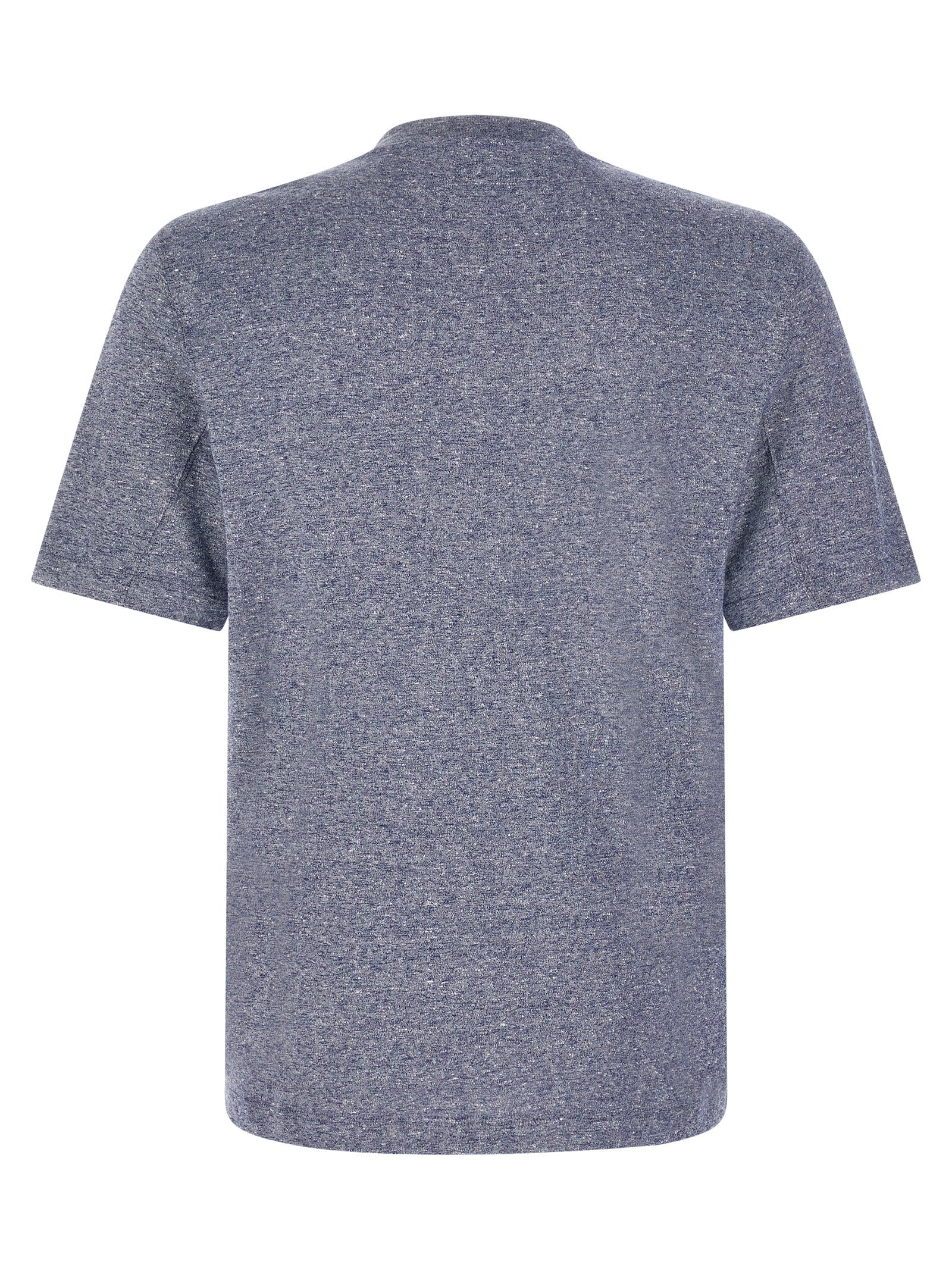 Brunello Cucinelli Blue Linen T-Shirt