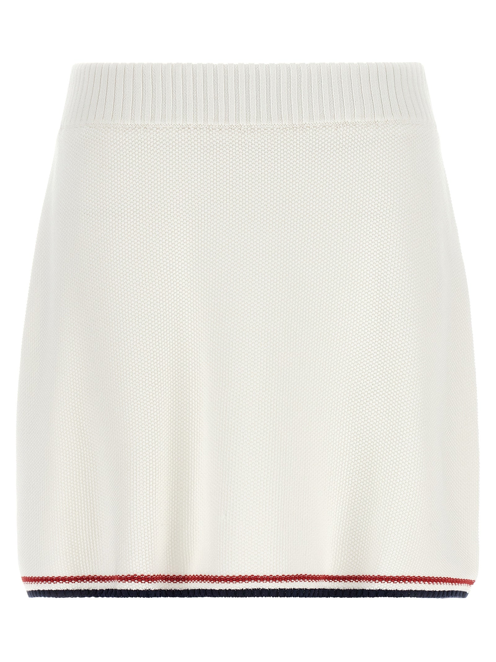 Brunello Cucinelli White Cotton Long Skirt