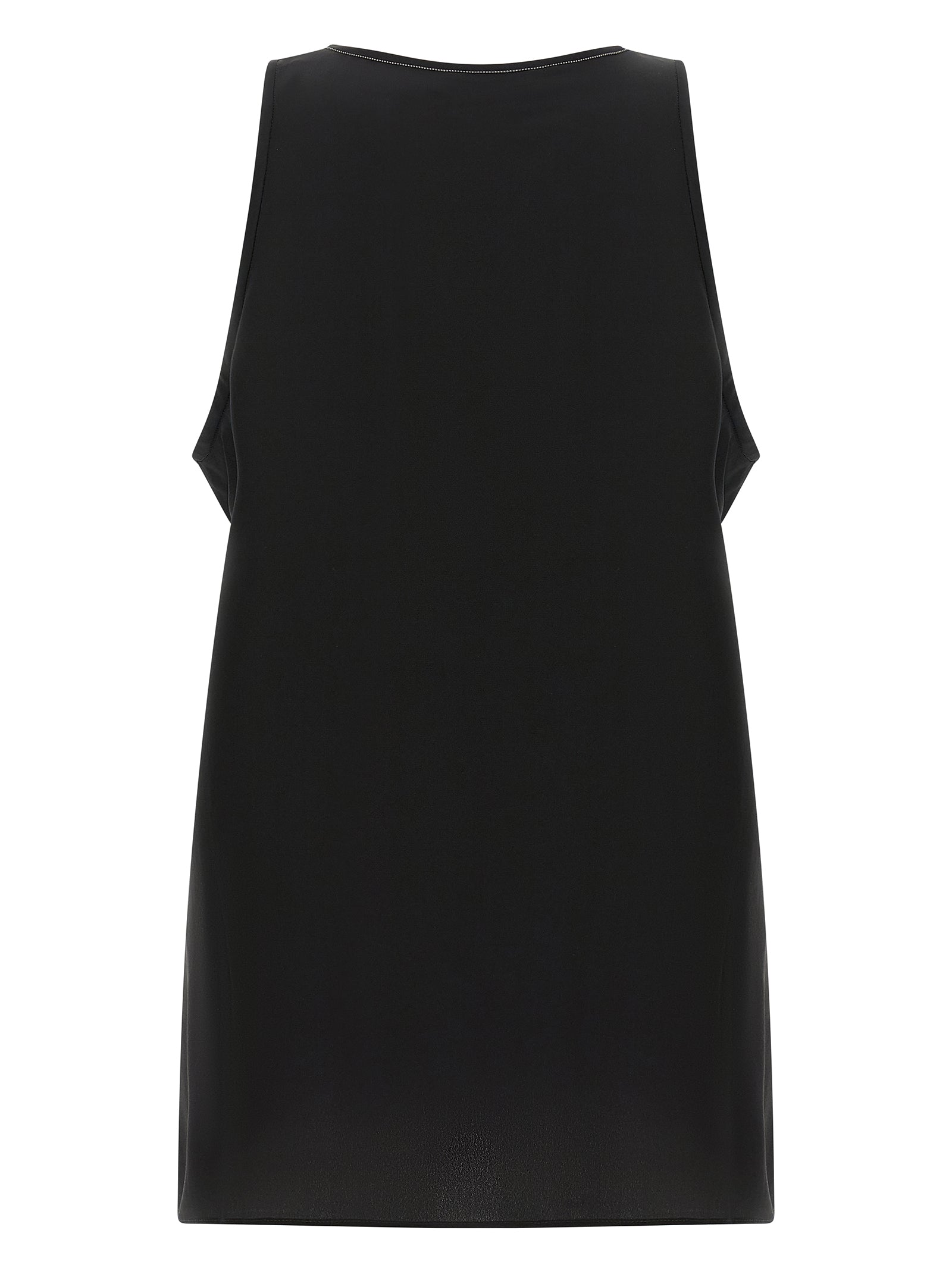 Brunello Cucinelli Black Silk Shirt
