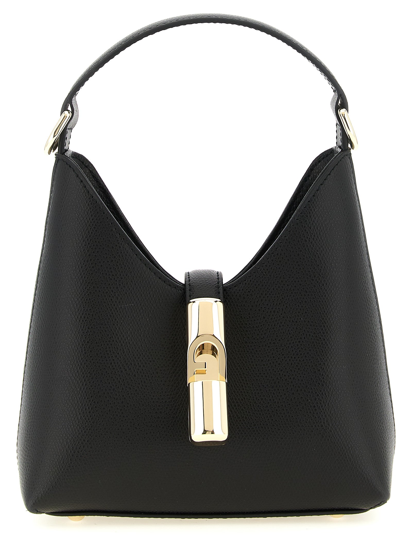 Furla Black Calfskin Handbag