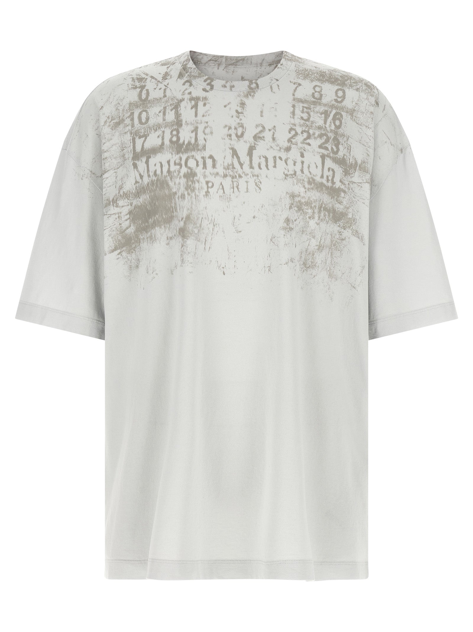 Maison Margiela Gray Cotton T-Shirt