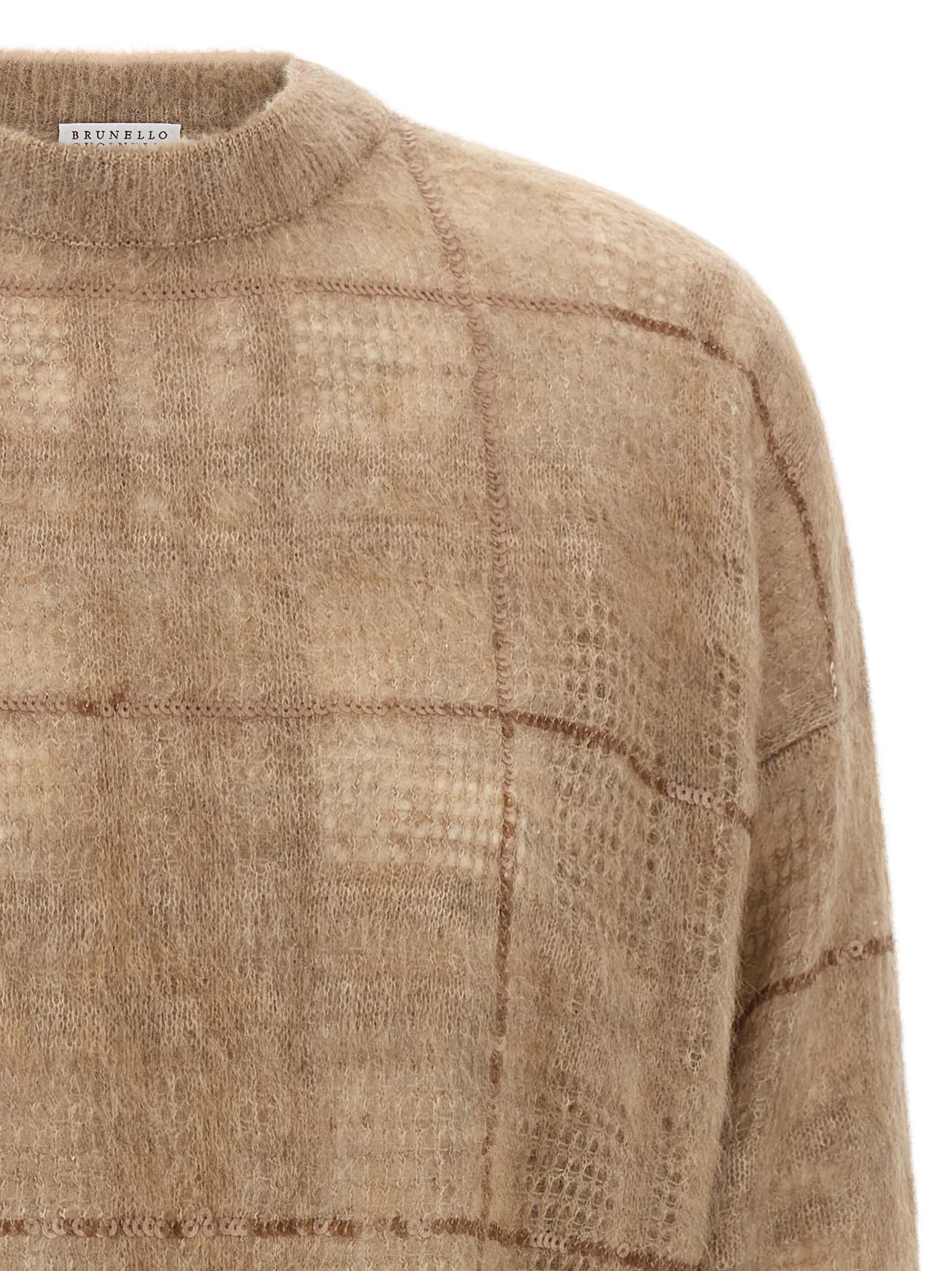 Brunello Cucinelli Beige Wool Cardigan