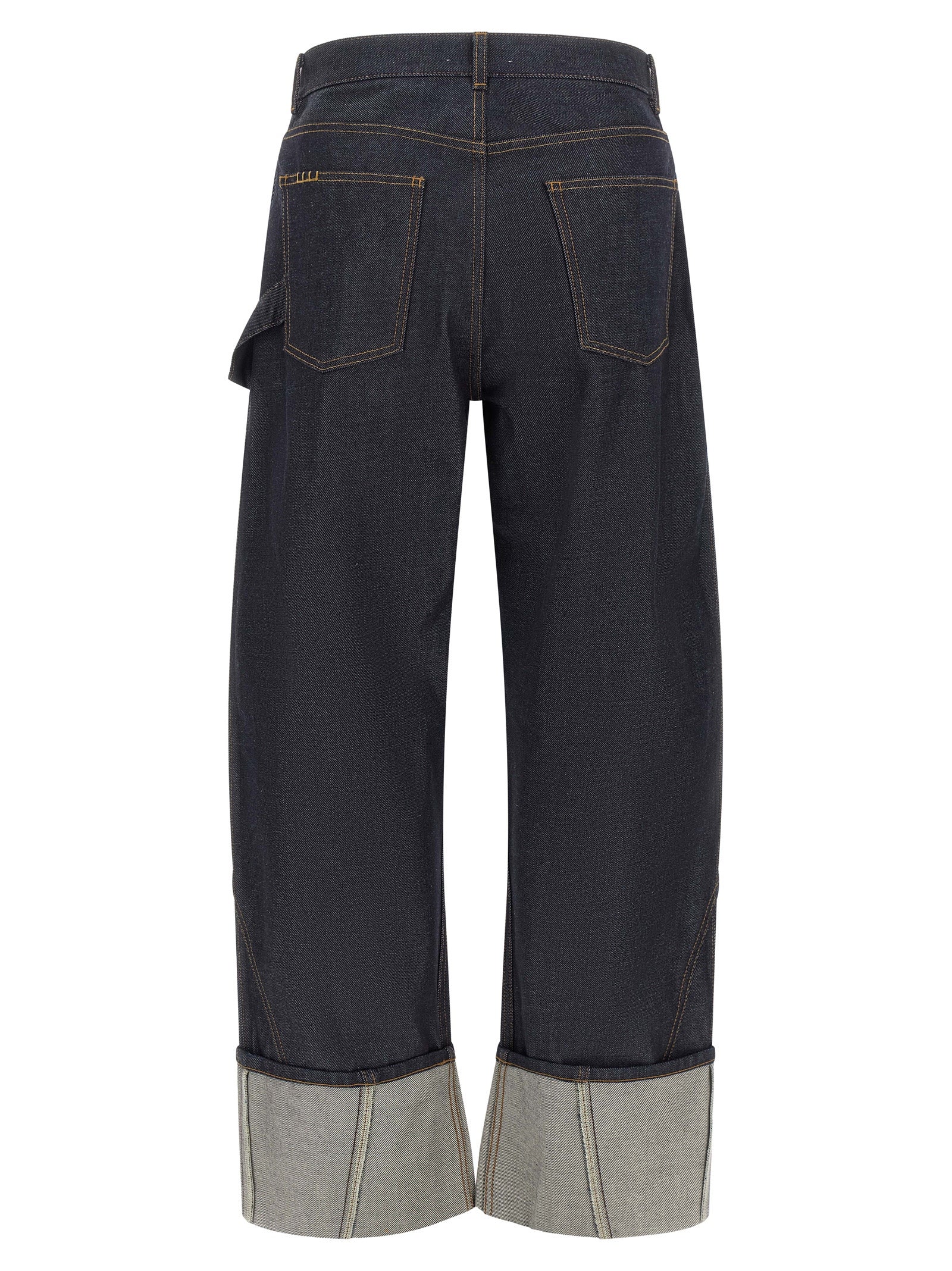 J.W.Anderson Blue Cotton Straight-Leg Jeans