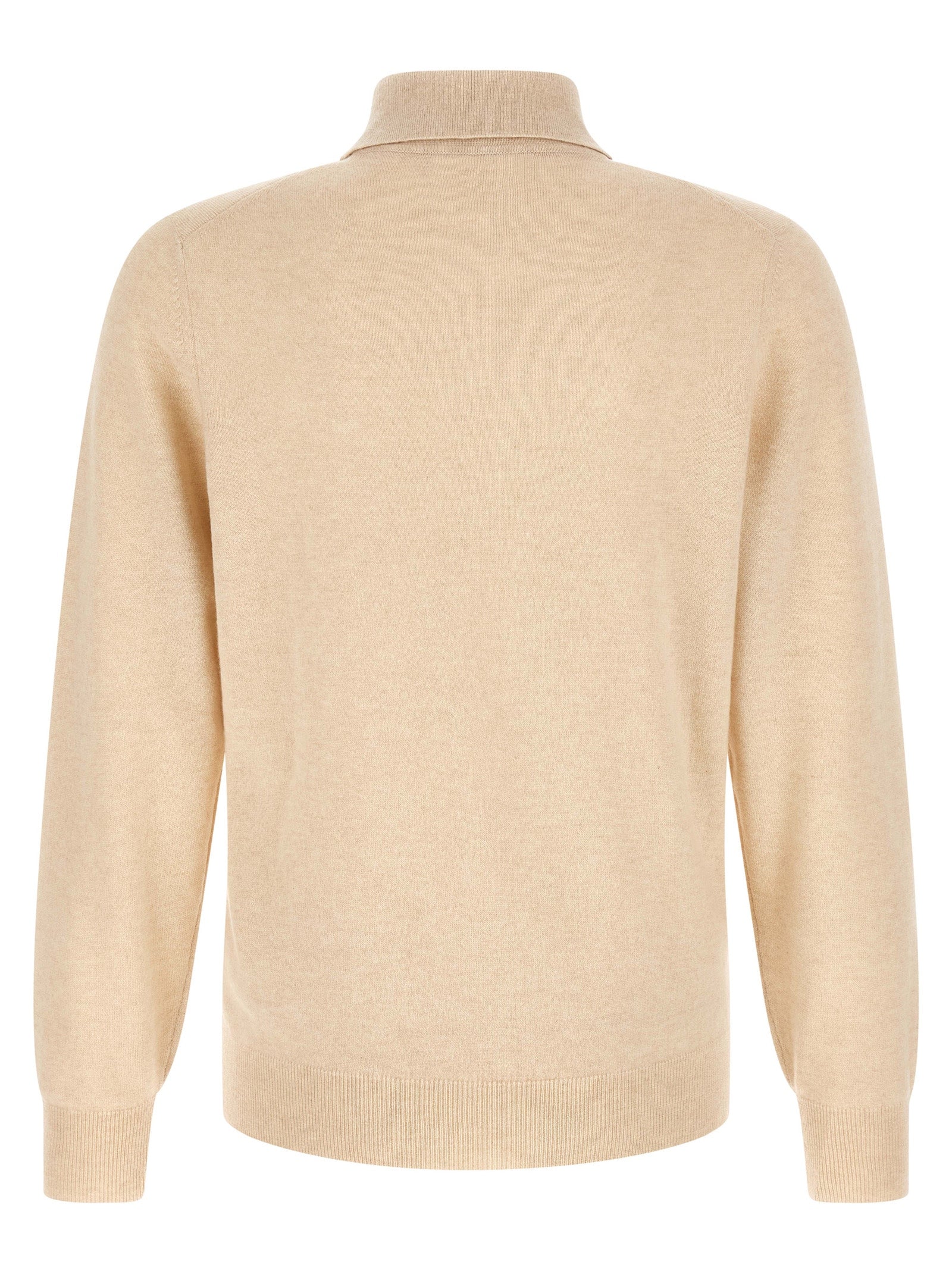 Brunello Cucinelli Beige Cashmere Polo Shirt