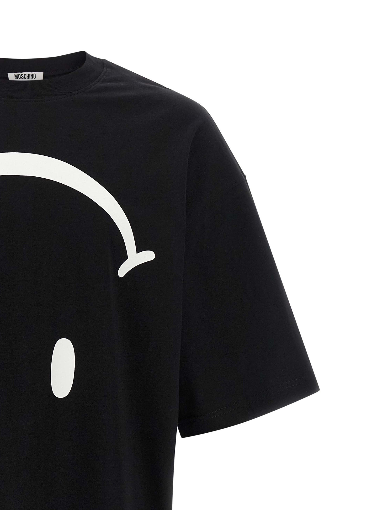Moschino Bicolor Cotton T-Shirt