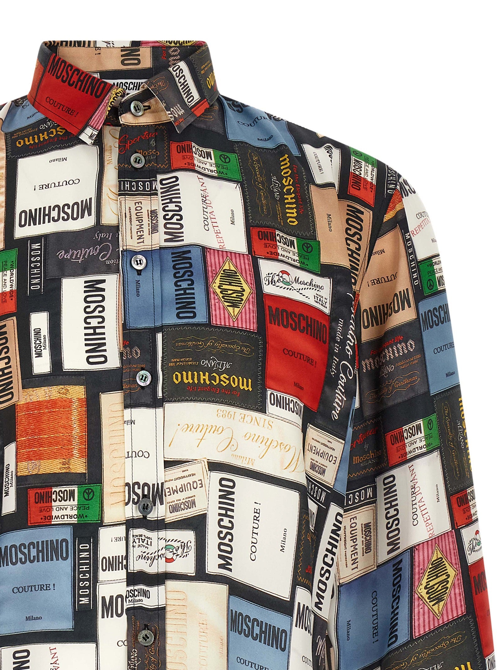 Moschino Multicolor Silk Blouse