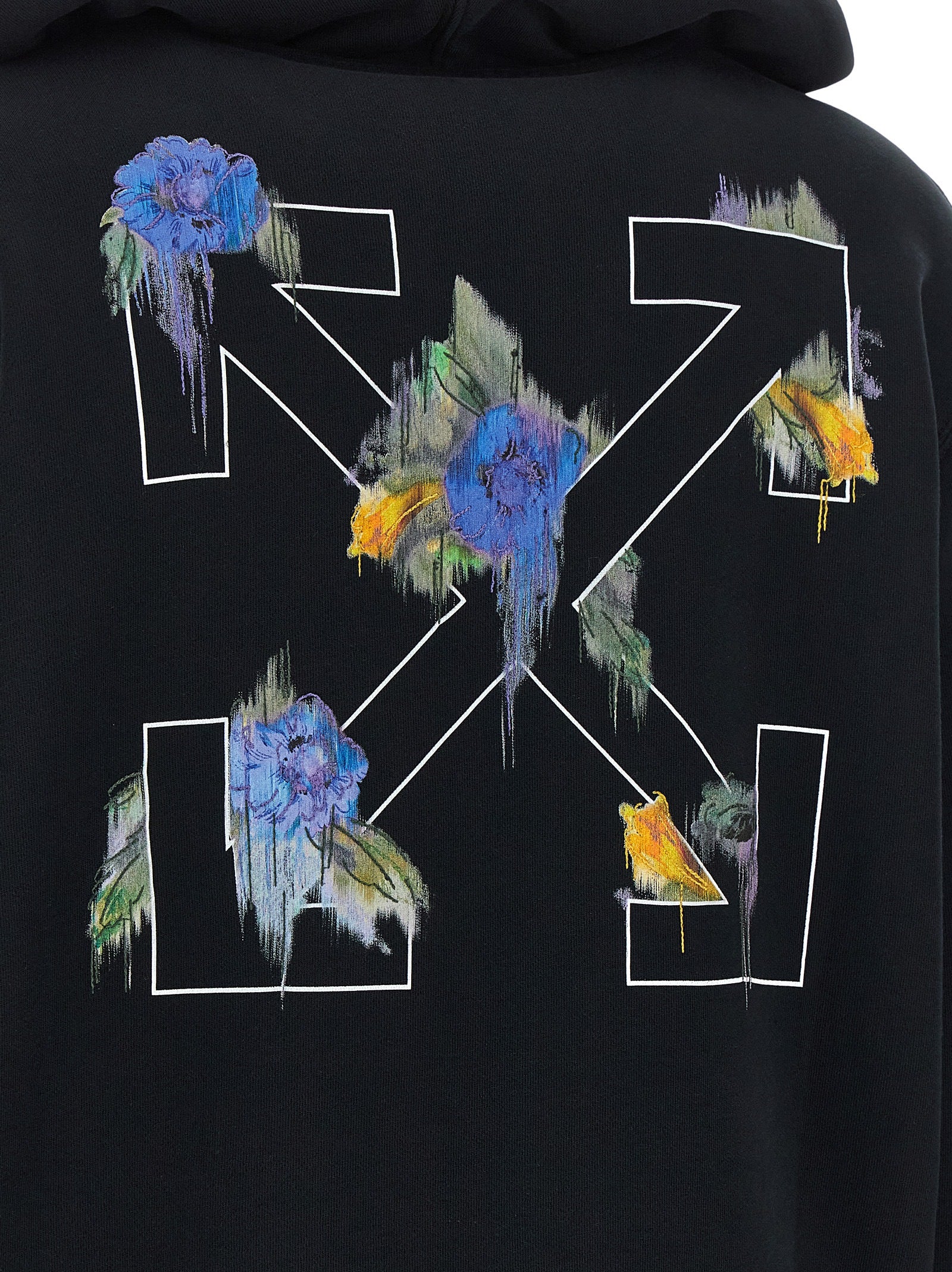 Off-White Black Cotton Sweatshirt