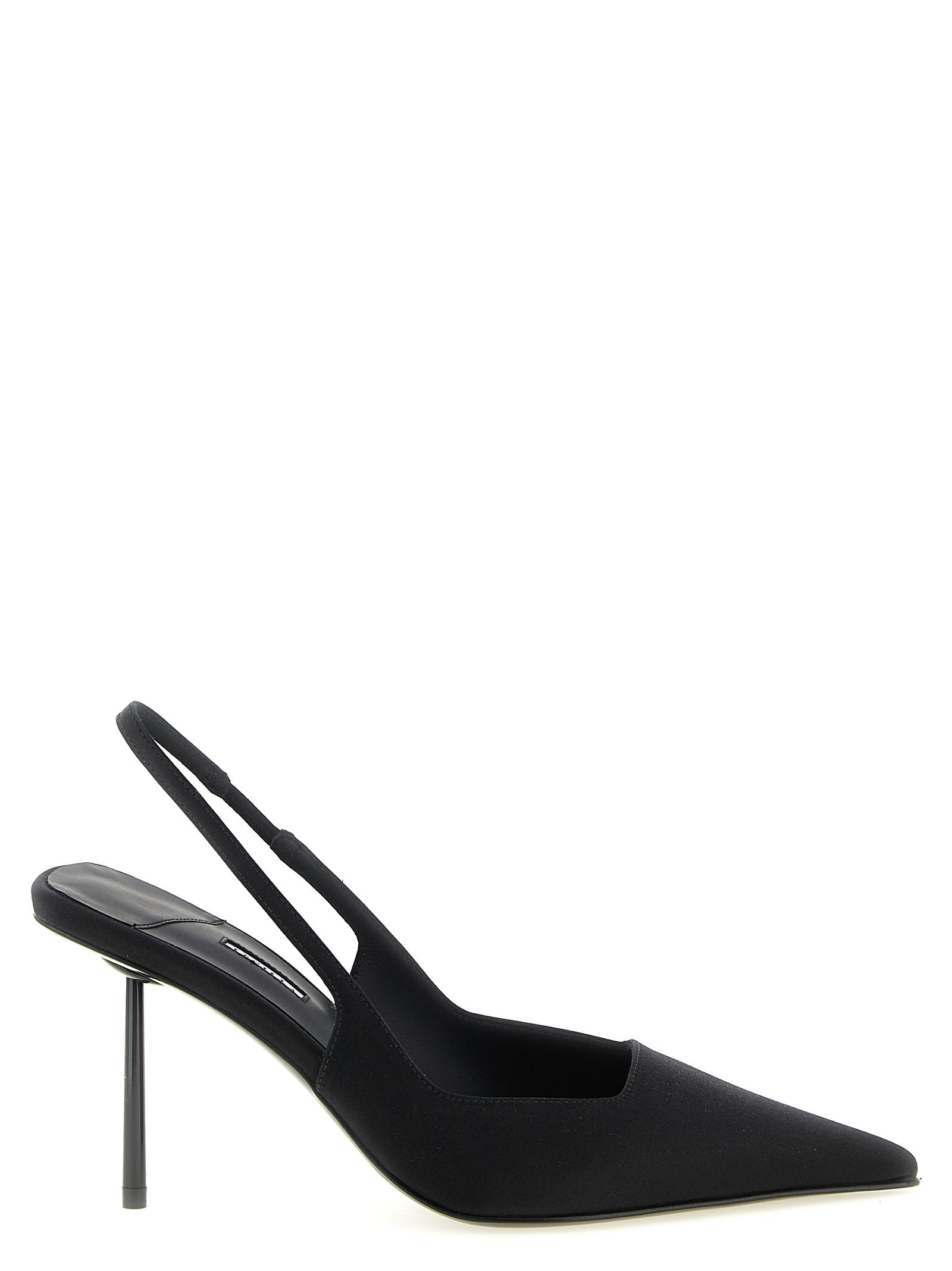 LE SILLA Black Viscose High Heel Pumps