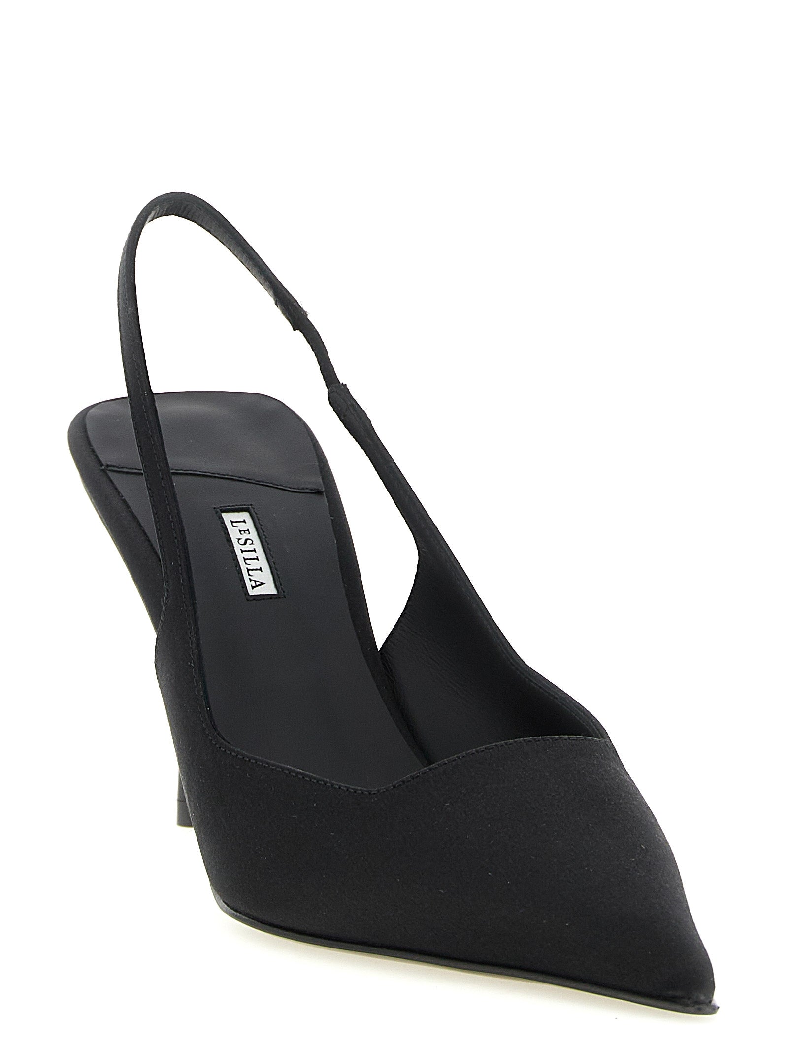 LE SILLA Black Viscose High Heel Pumps