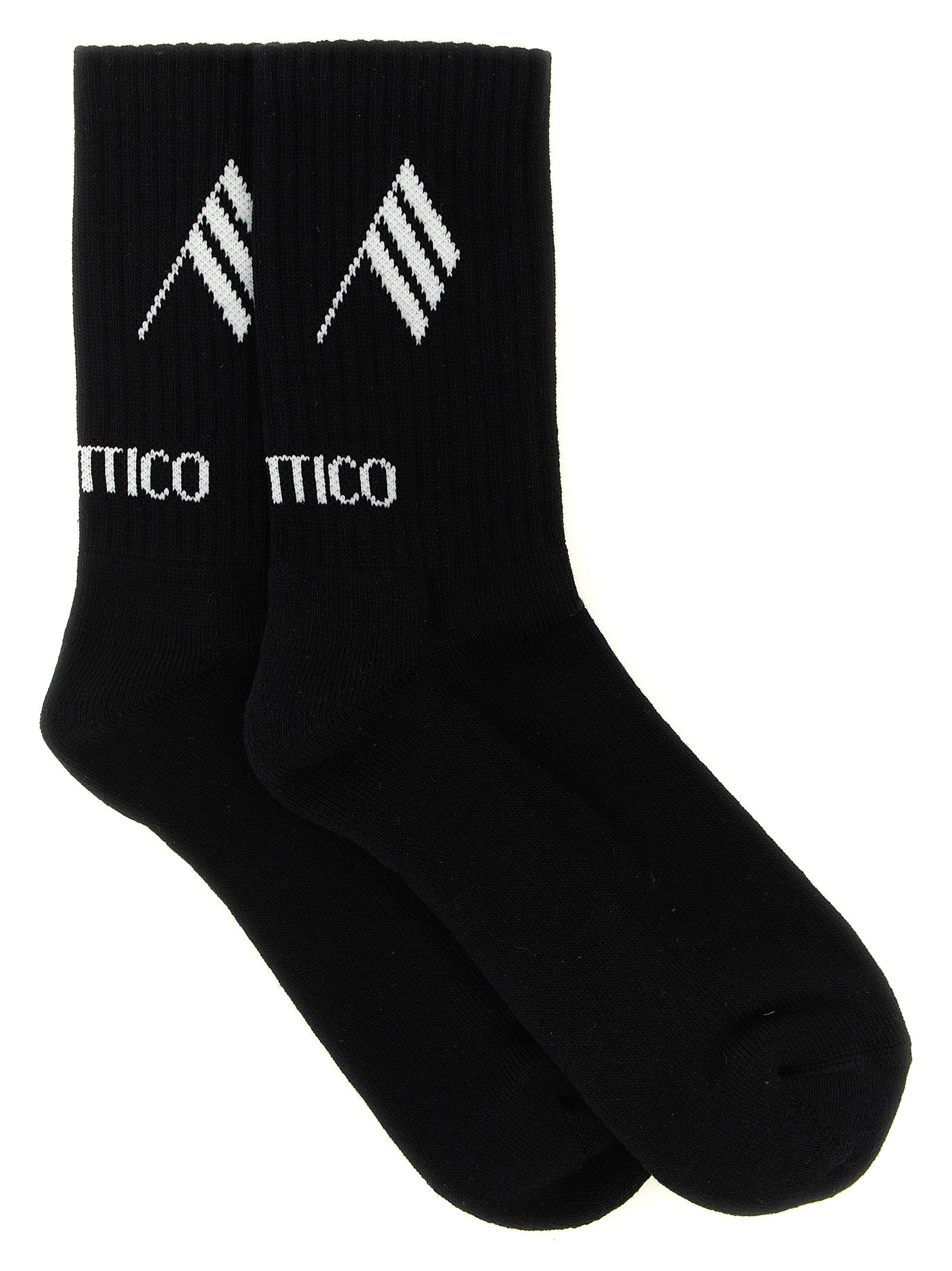 The Attico Bicolor Cotton Socks