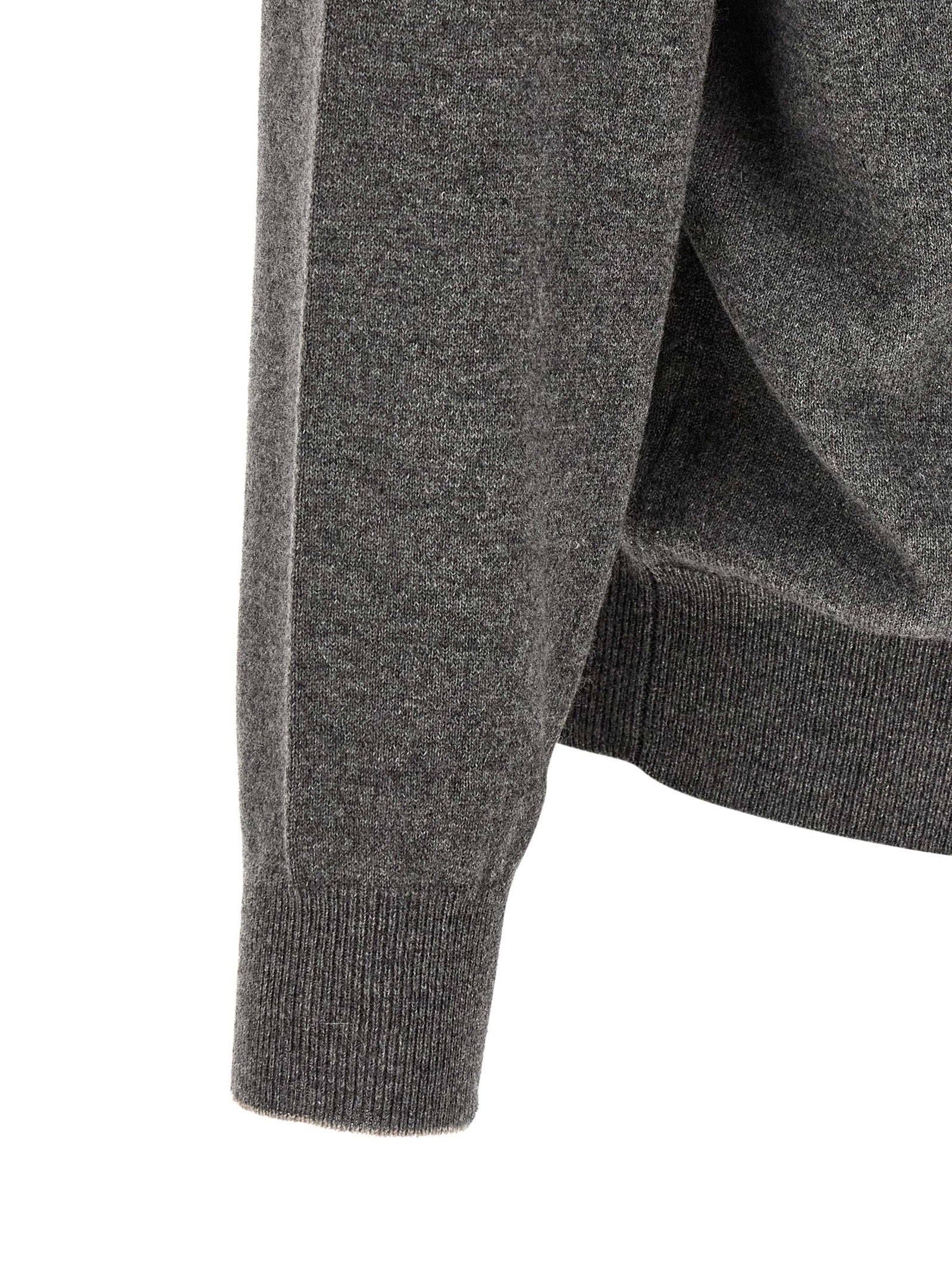 Brunello Cucinelli Gray Cashmere Cardigan