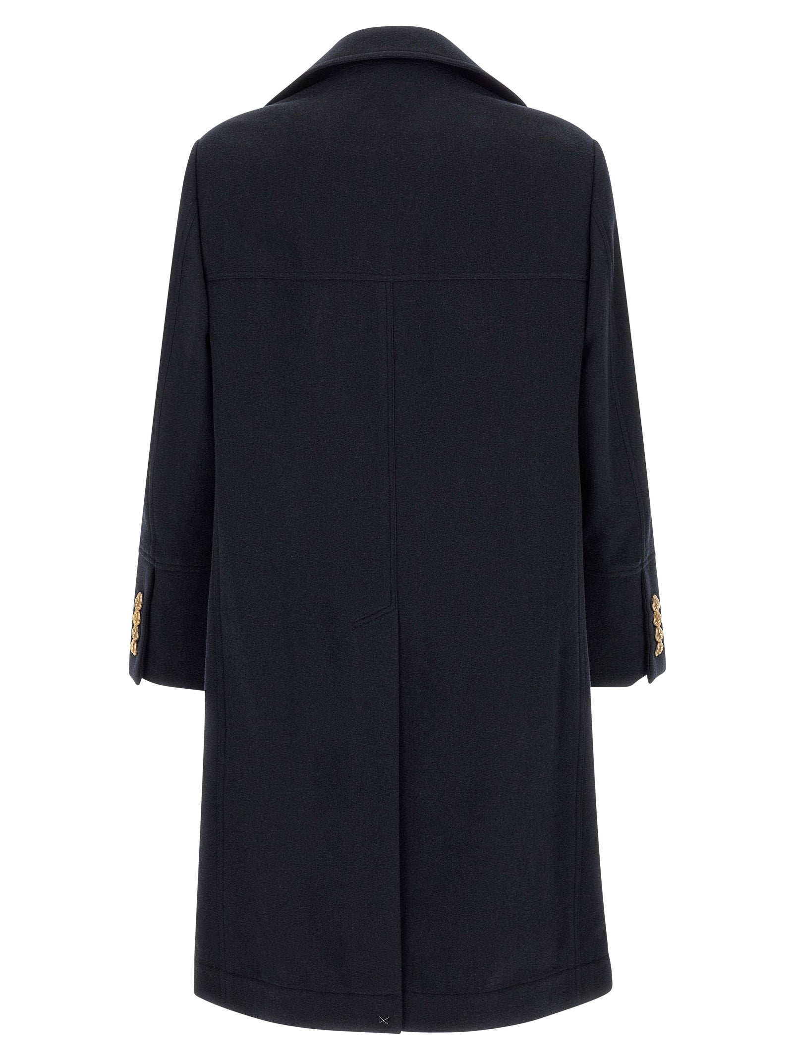 Brunello Cucinelli Blue Cashmere Coat