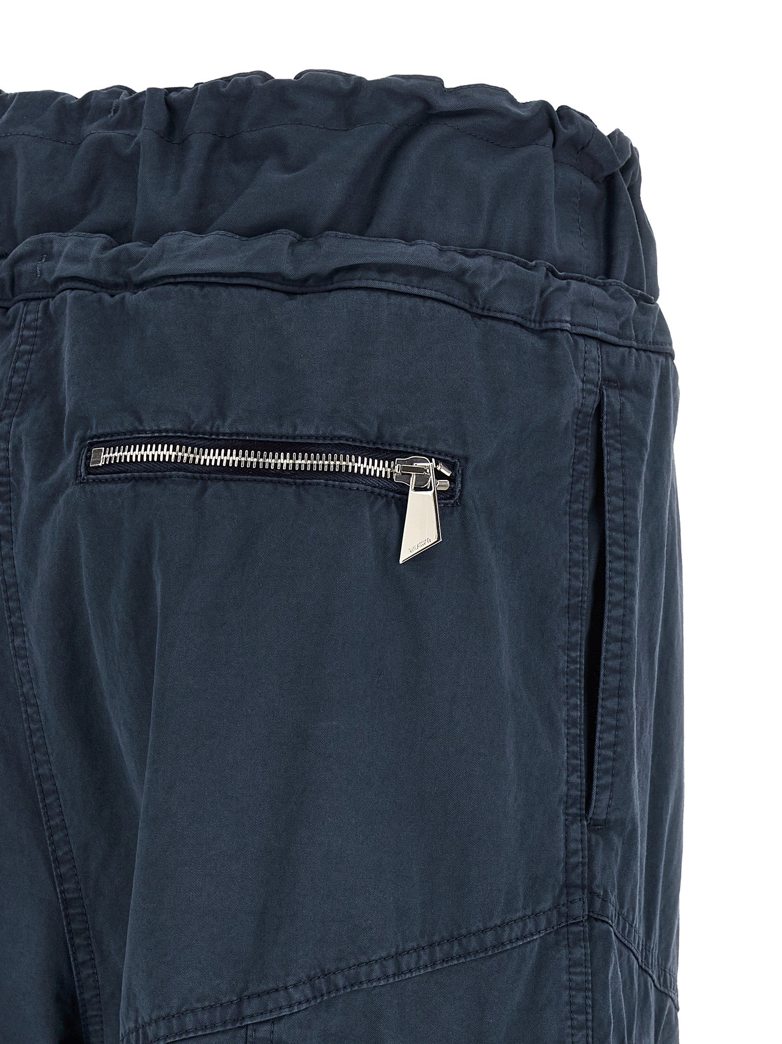 The Attico Blue Cotton Cargo Pants