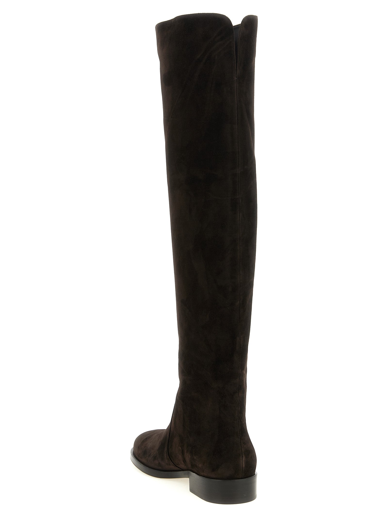 Gianvito Rossi Brown Suede Leather Over The Knee