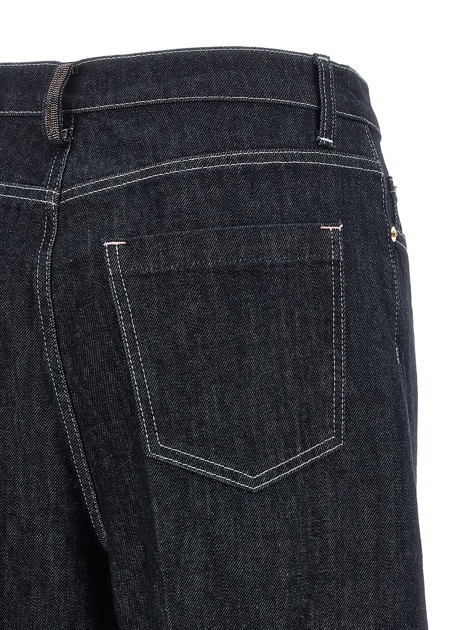 Fabiana Filippi Blue Cotton Jeans Denim