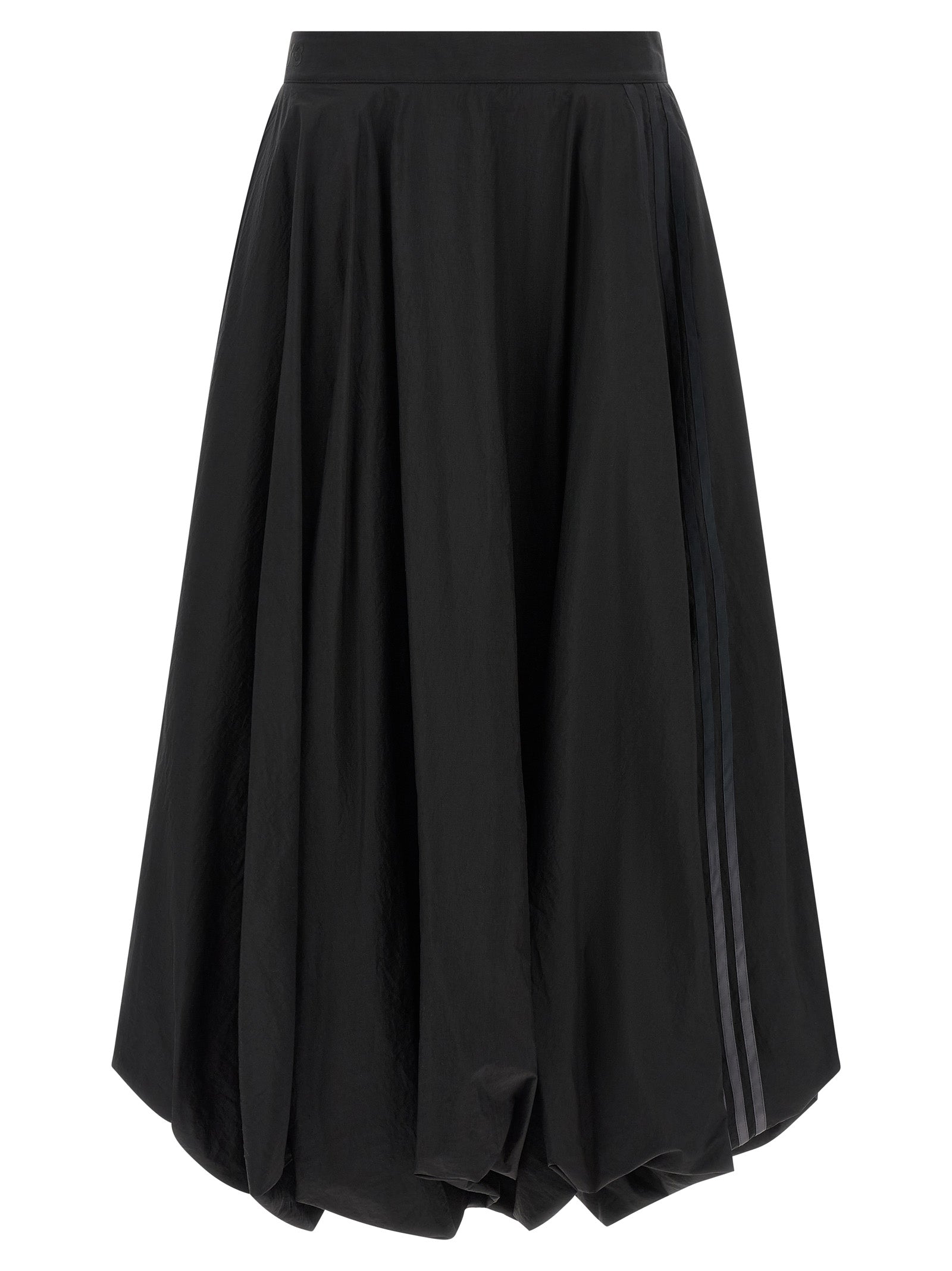 Y-3 Black Polyamide Mini Skirt