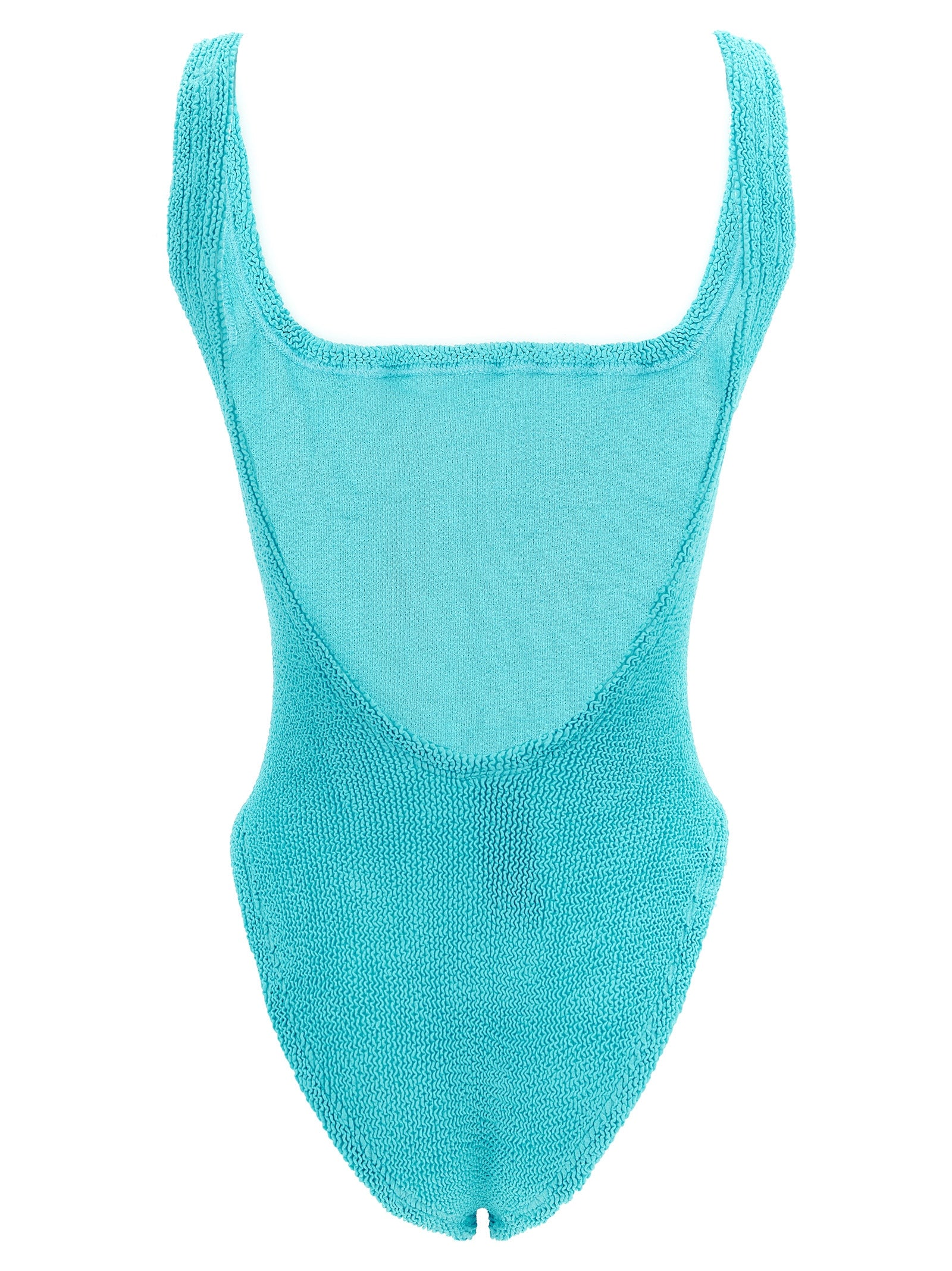 Hunza G Blue Polyamide One-Piece Swimsuit