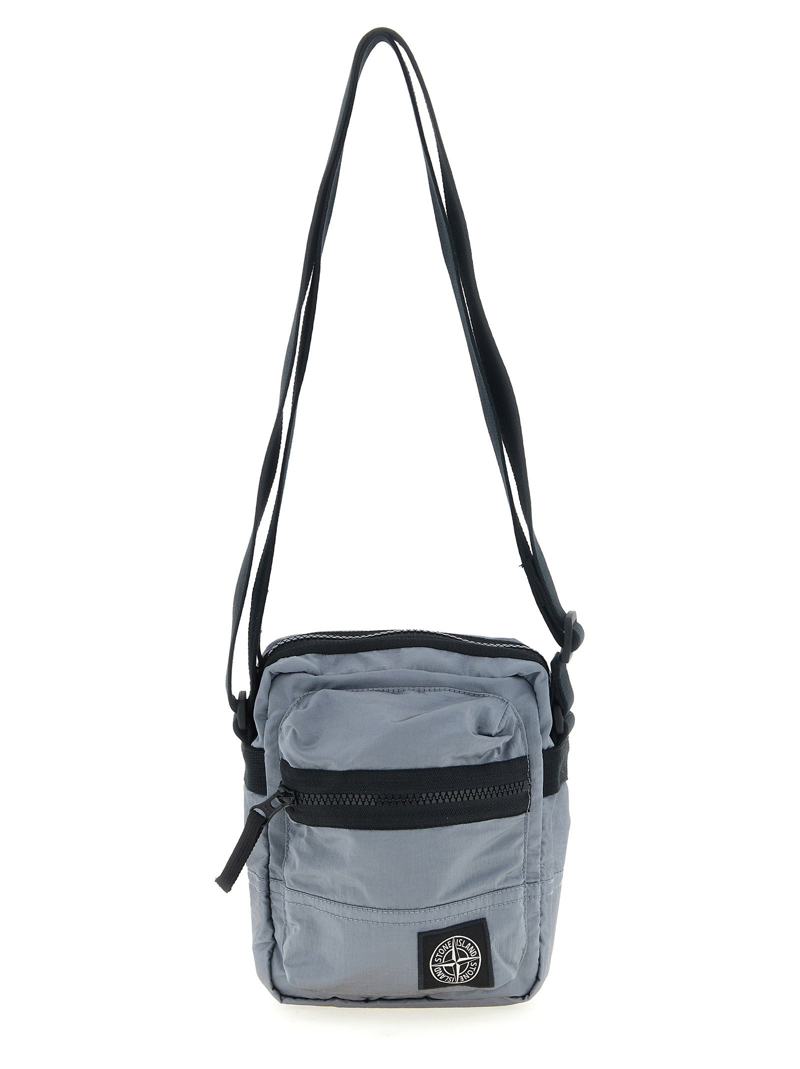 Stone Island Gray Polyamide Crossbody Bag