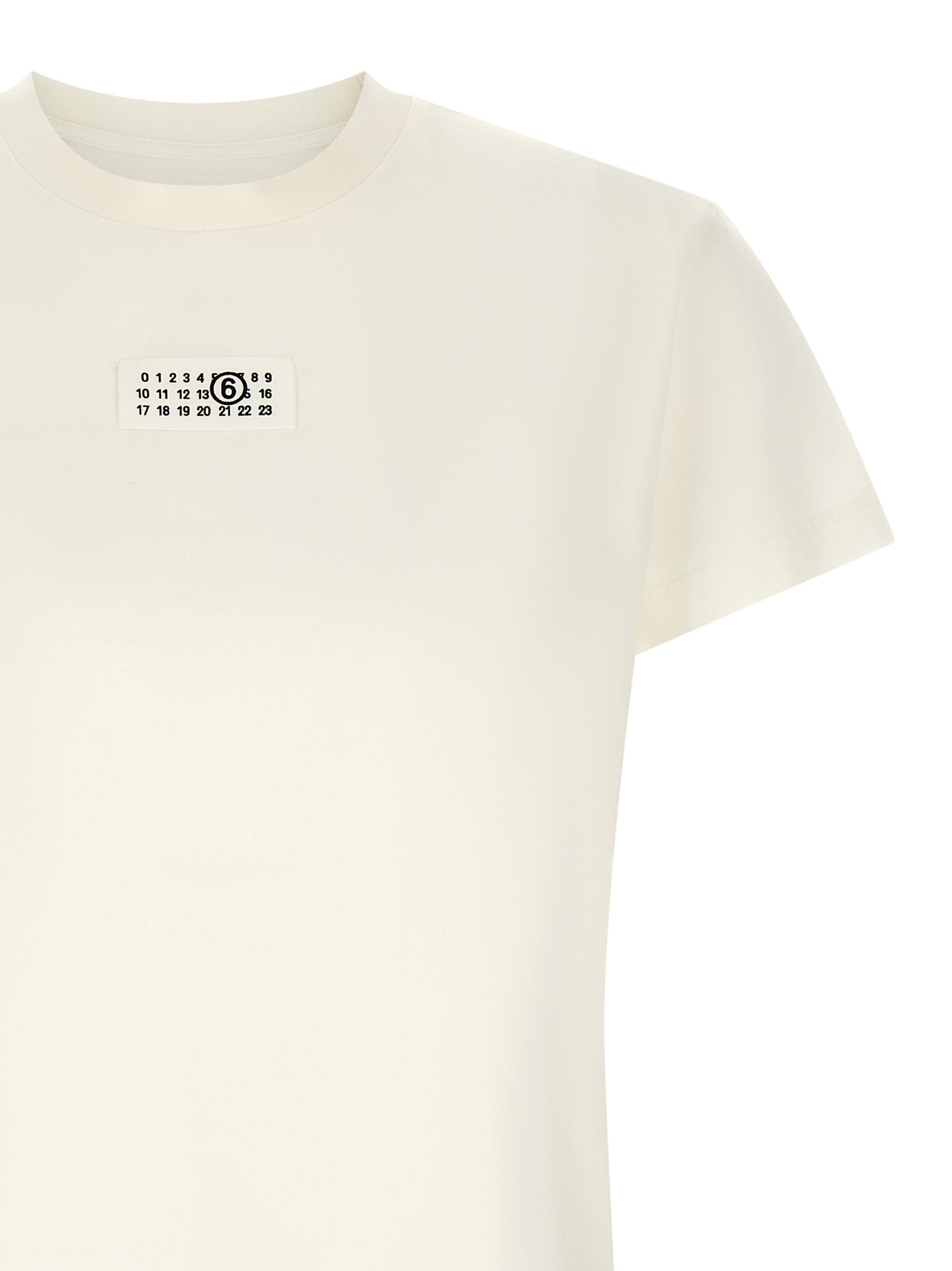 MM6 Maison Margiela White Cotton T-Shirt