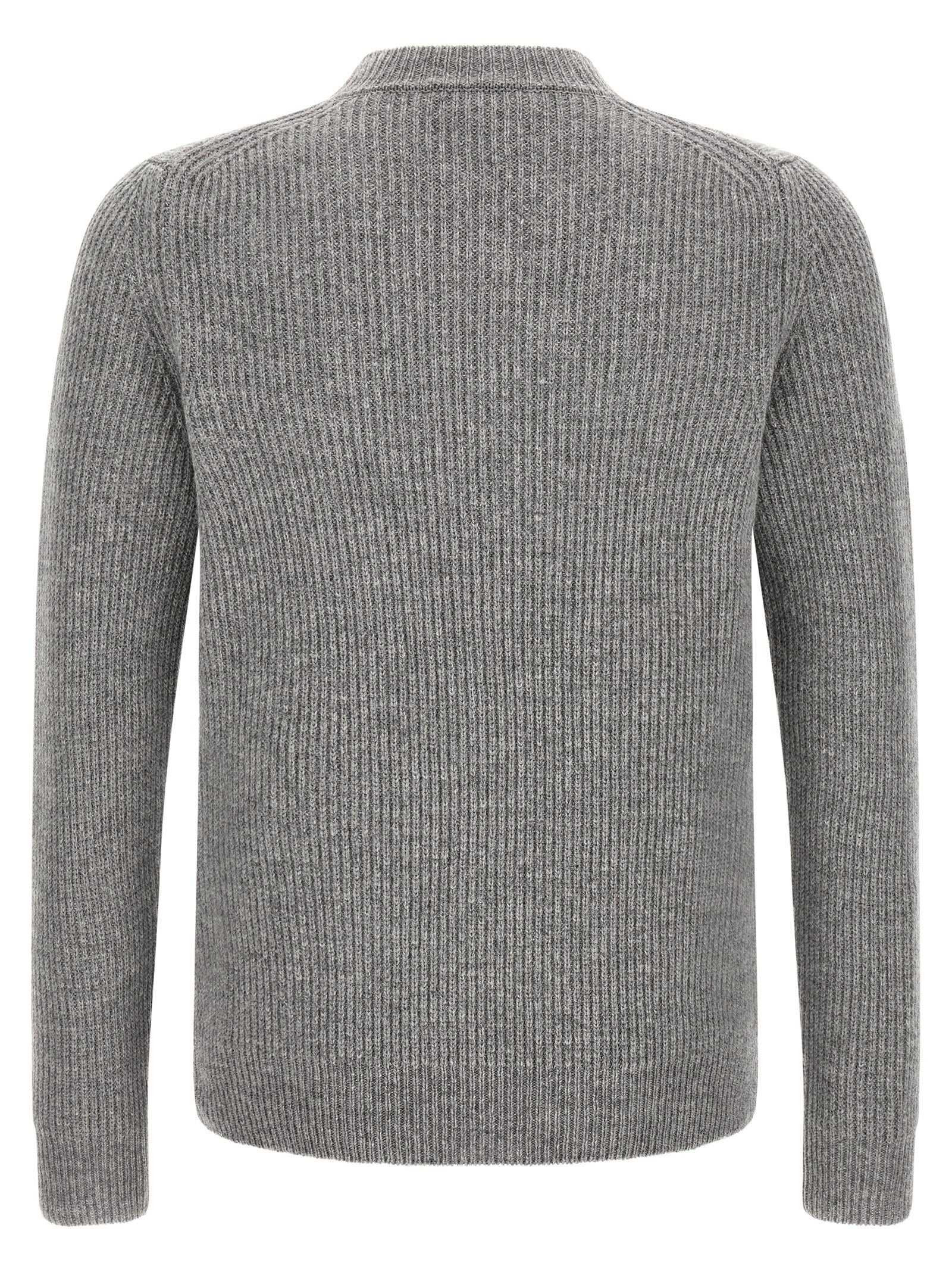 ZANONE Gray Virgin Wool Cardigan