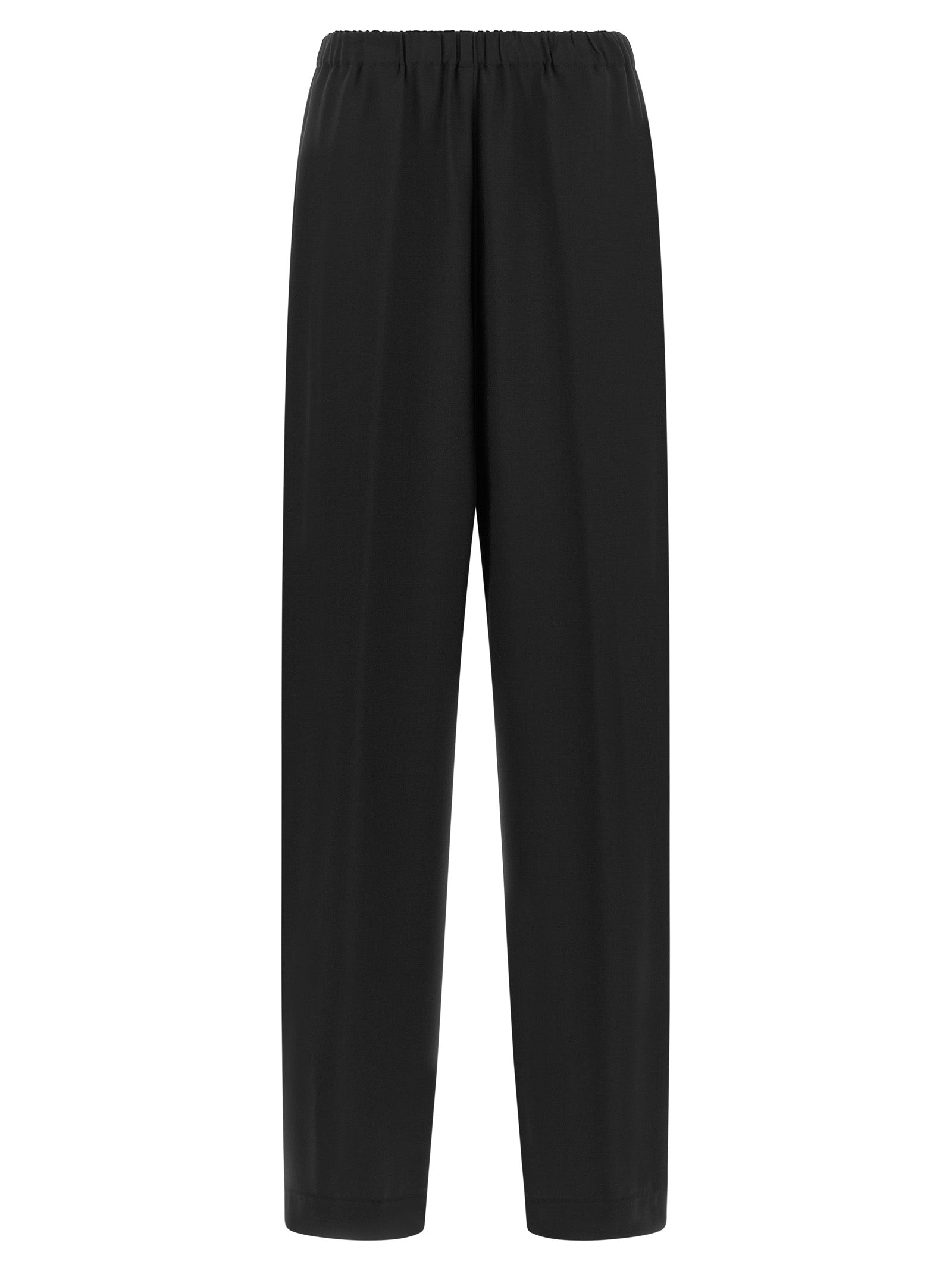Fabiana Filippi Black Virgin Wool Casual Pants